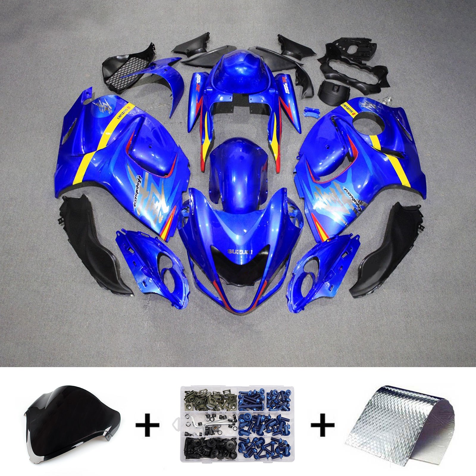 Injection Fairing Kit Bodywork Plastic ABS For Suzuki Hayabusa GSX1300R 2008-2020