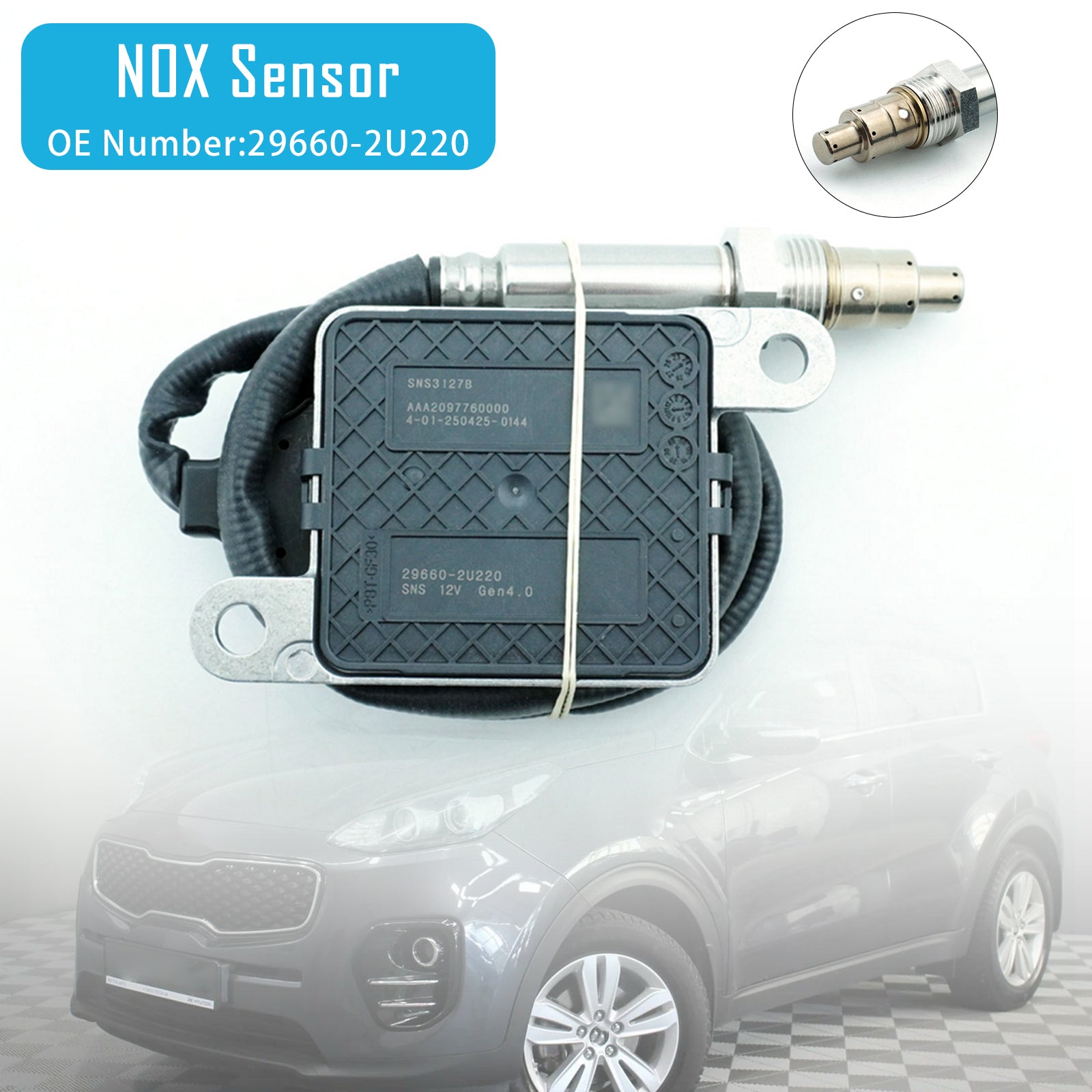 Capteur Nox 29660-2U220 pour Hyundai pour KIA Sportage IV MK4 2.0L CRDi