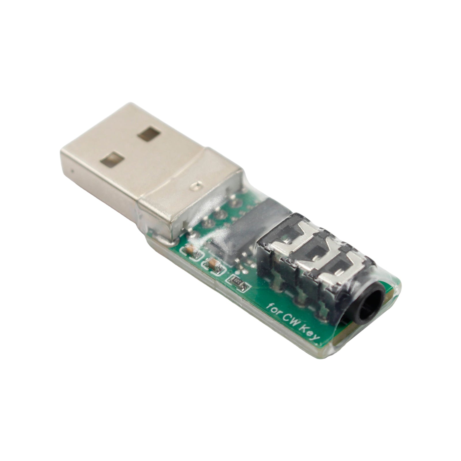 Entrenador de claves CW Entrenador de código Morse Entrenador de claves Vband Conector de PC para teléfono móvil