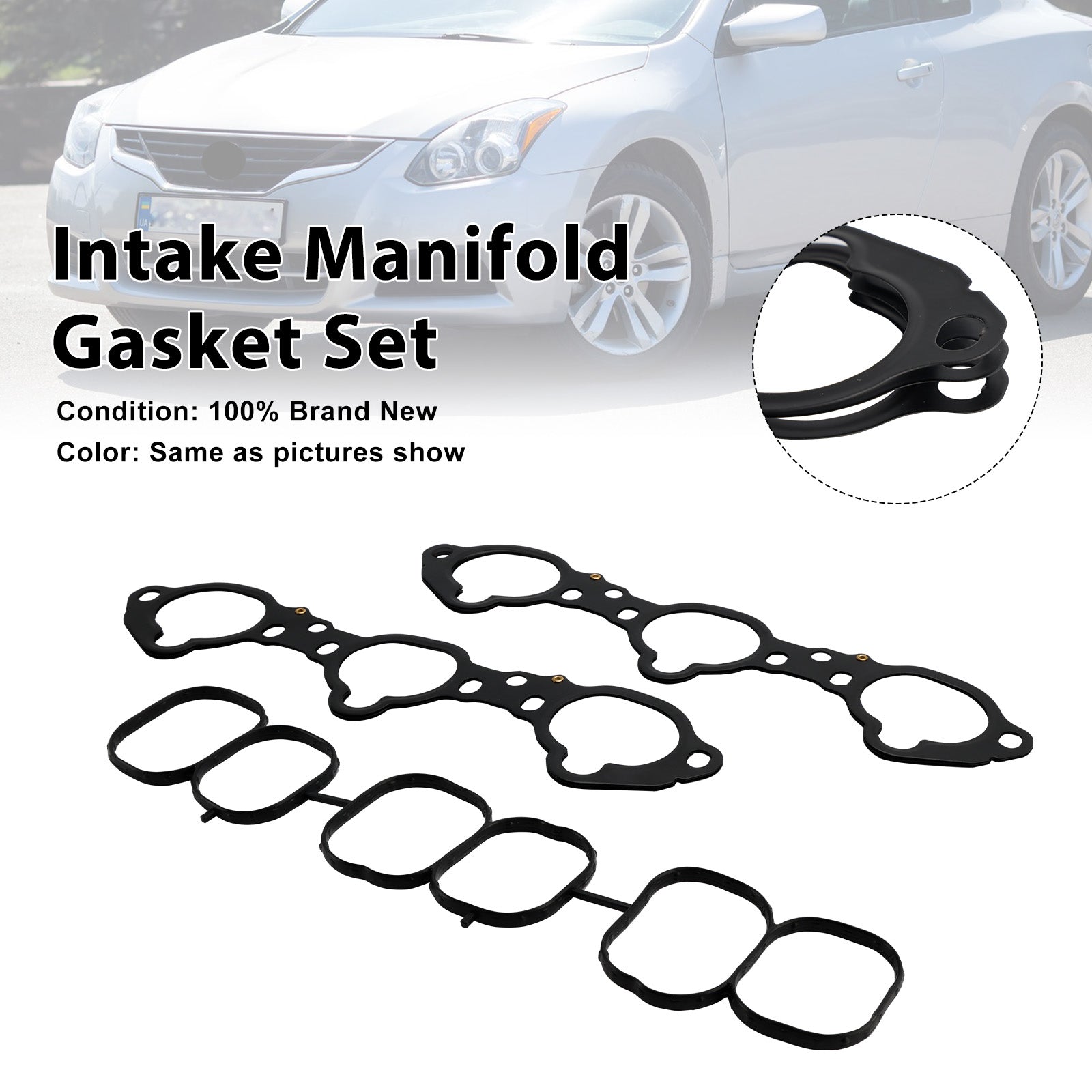 Intake Manifold Gasket Set MS97143 Fit Nissan Infiniti 3.5L V6 Gas 2007-2024
