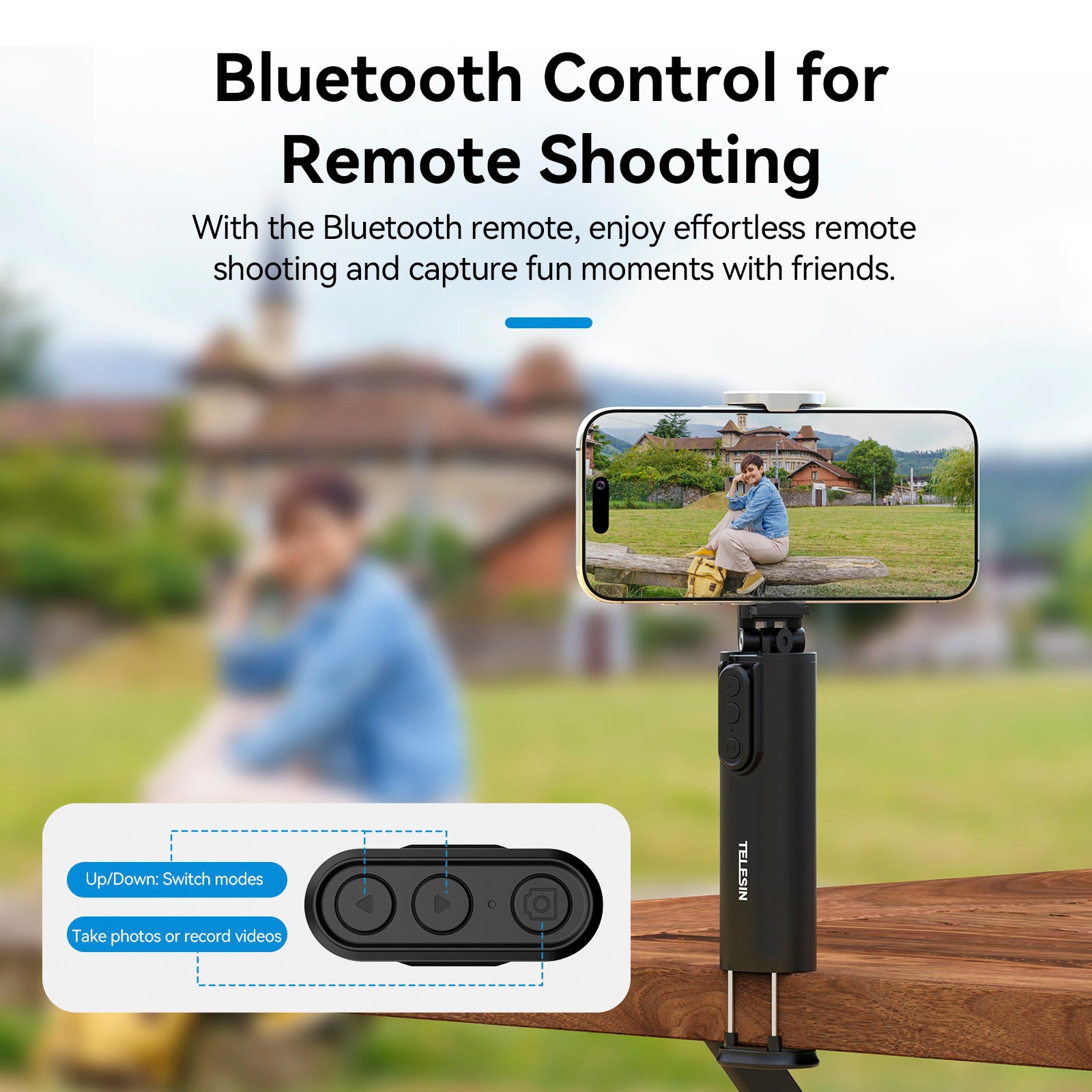 Travel Photography Mobile Phone Holder Remote Control Short Video Lazy Holder