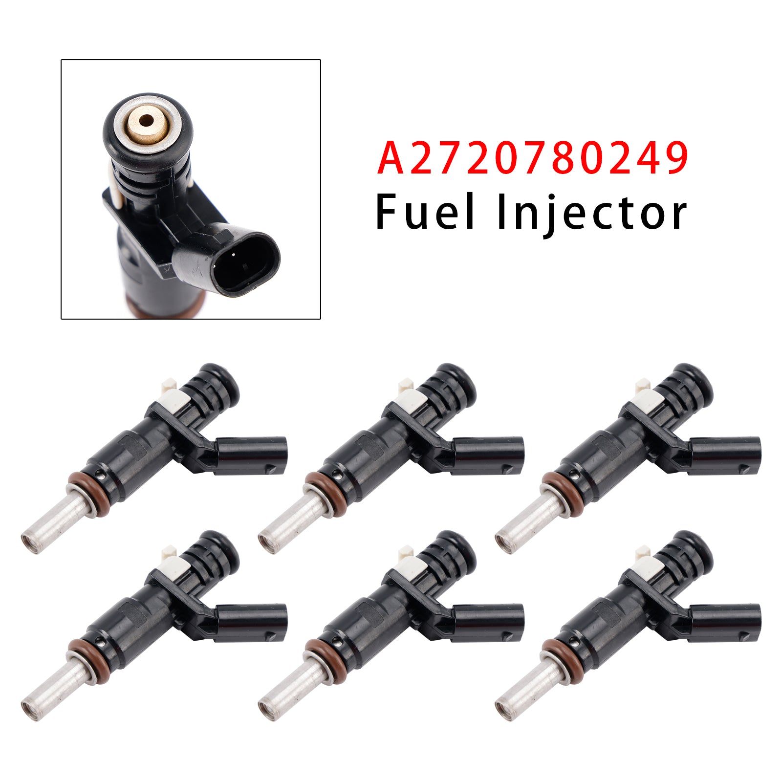 6Pcs Fuel Injector For Mercedes-Benz E350 R350 S400 C280 C300 3.5L A2720780249