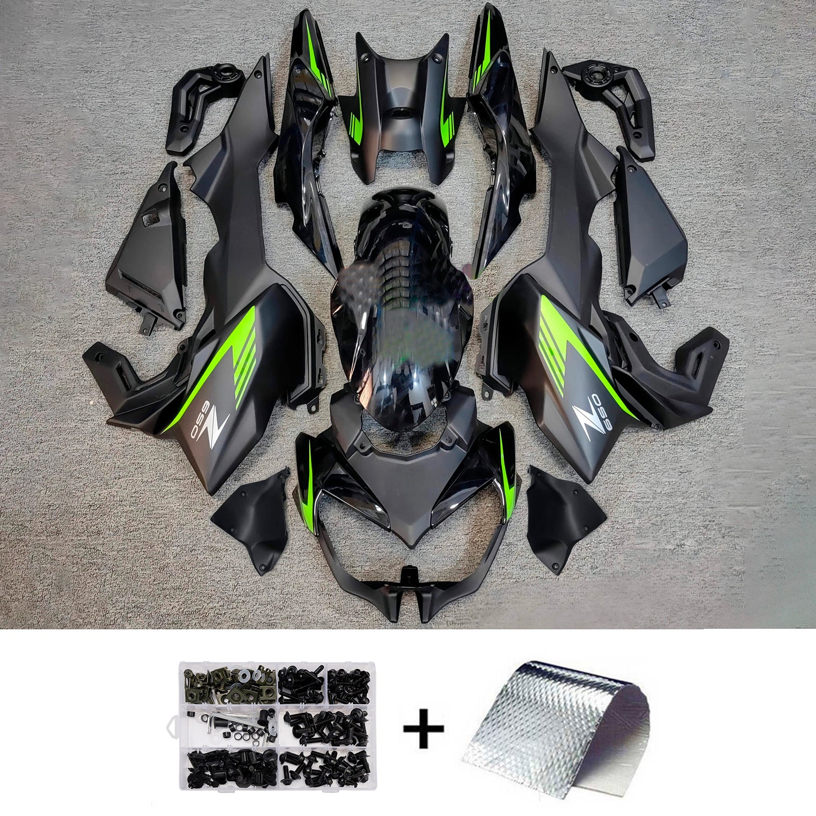 Kit carenatura iniezione carrozzeria in plastica ABS adatta per Kawasaki Z650 2020-2023