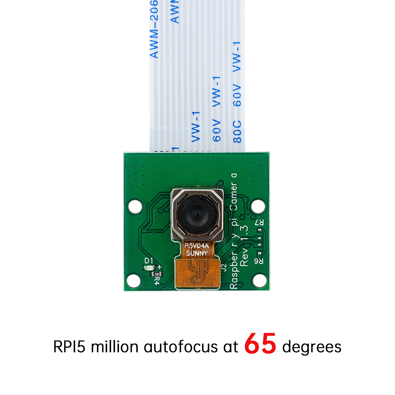 Raspberry Pi 4B Camera 5 Miljoen OV5647 HD Cameramodule Vaste Focus/Autofocus