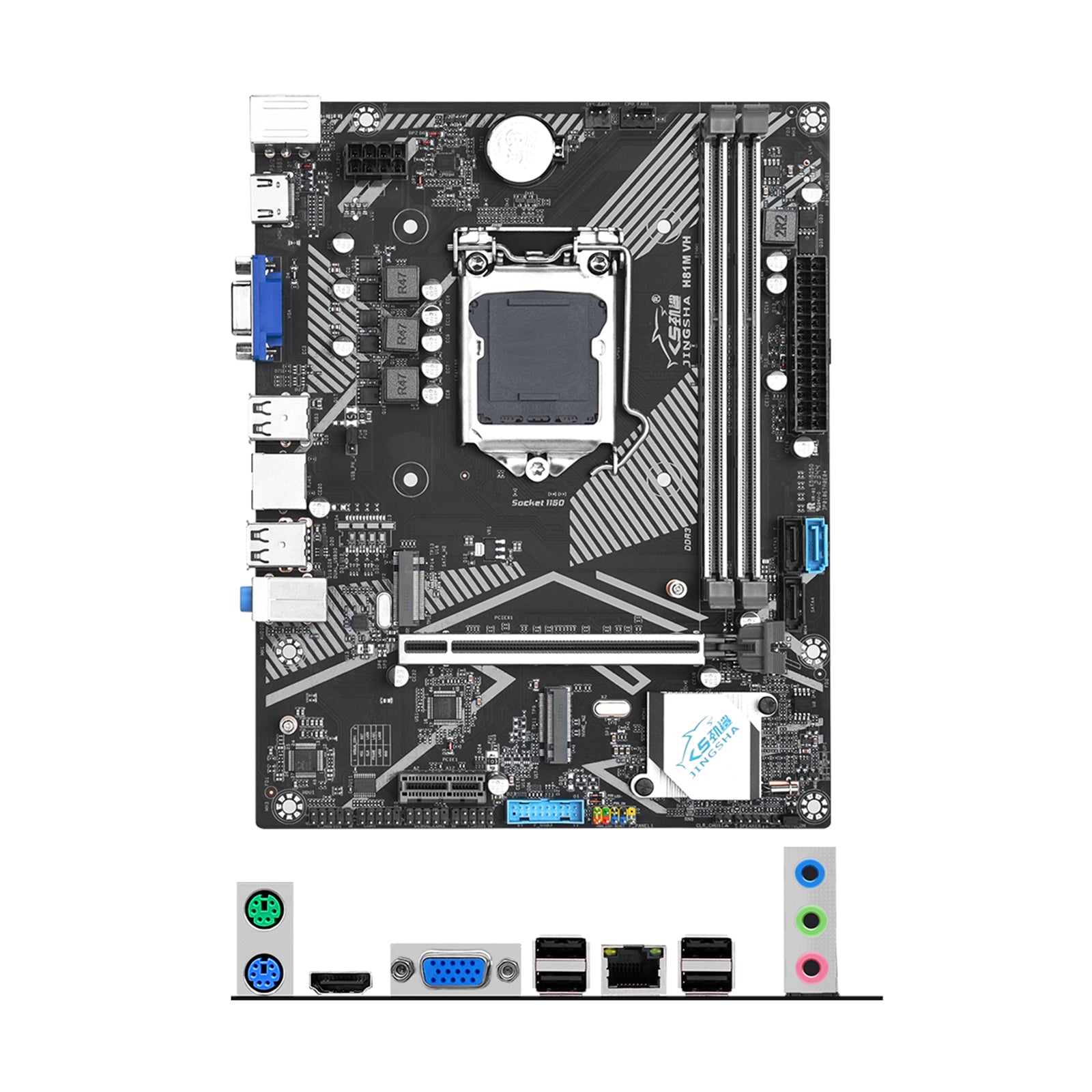 H81M VH ordinateur carte mère de bureau DDR3 mémoire LGA 1150 broches prend en charge M.2