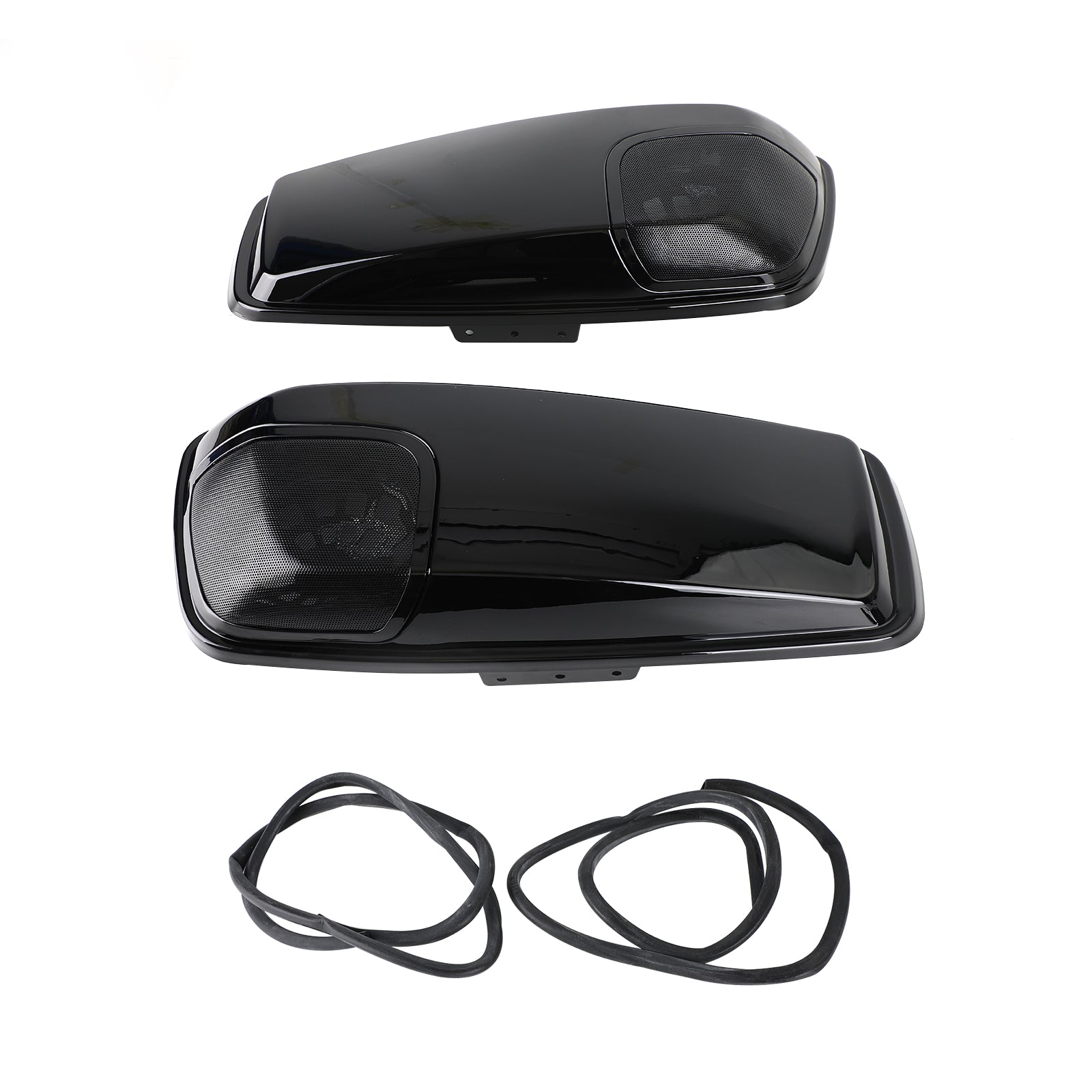 2014-2020 Harley Touring Road Street Glide Harde Zadeltas 5x7" Luidsprekerdeksels