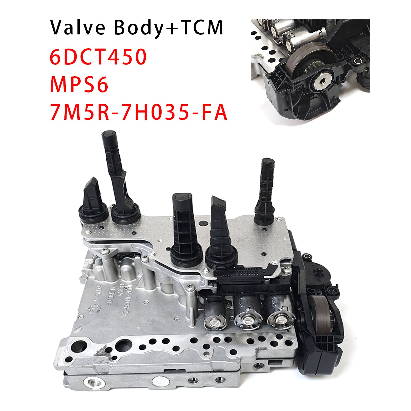 Fit for XC60 10-11 2.0L Transmission Mechatronic Valve Body+TCM MPS6 7M5R-7H035-FA