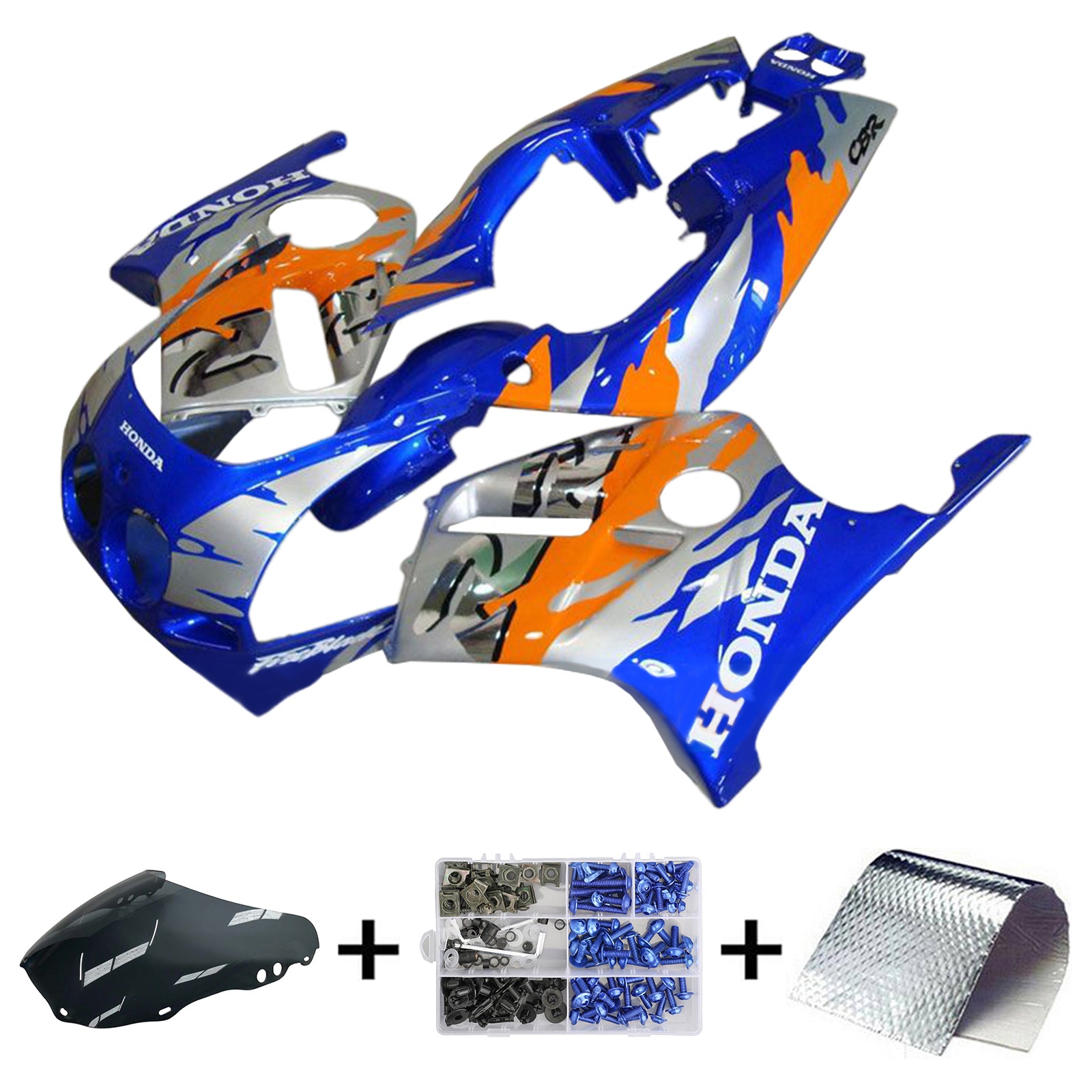 Kit de carénage d'injection Honda CBR250RR MC19 1988-1989