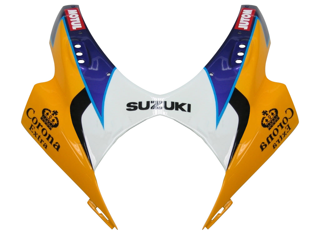 2007-2008 Suzuki GSXR 1000 Yellow Blue Alstare Corona Racing Fairings Generic