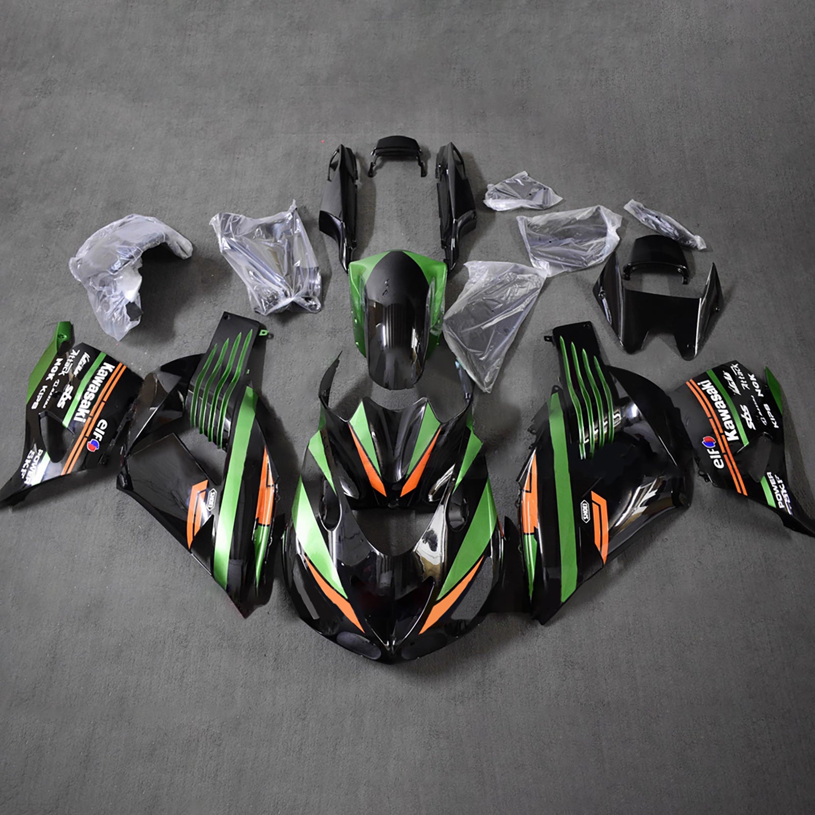 Kit carenatura iniezione Carrozzeria adatta per Kawasaki ZX14R ZZR1400 2012-2025