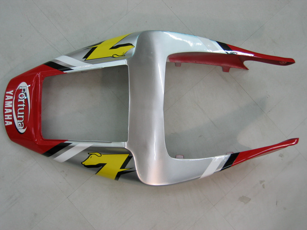 1998-1999 Yamaha YZF-R1 Rouge Argent No.7 Fortuna Racing Amotopart Carénages Douanes Carénages