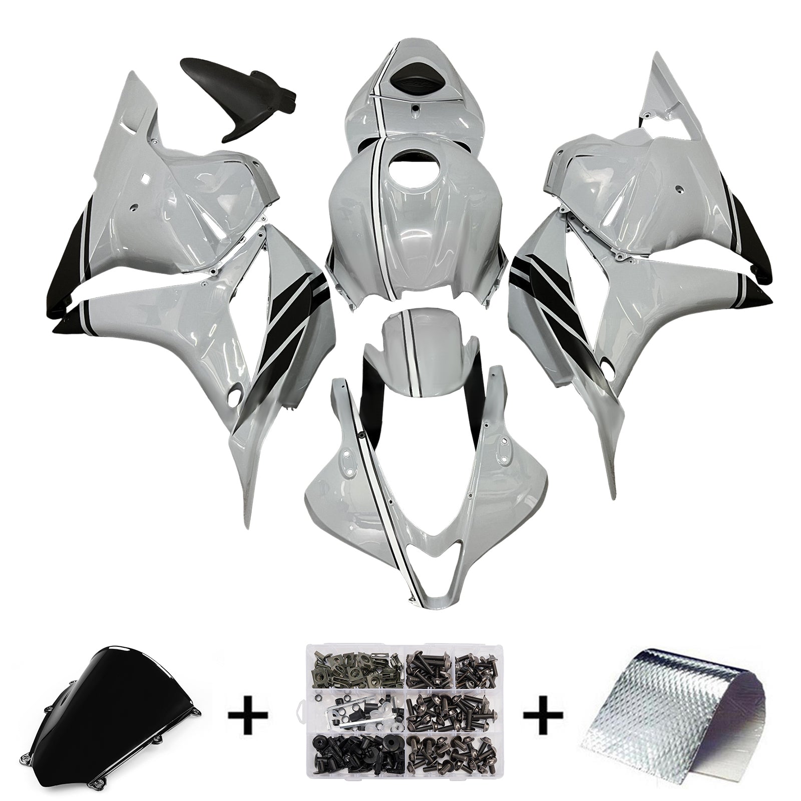 Injektionsmässa Kit Bodywork Plastic ABS för Honda CBR600RR 2009-2012 F5