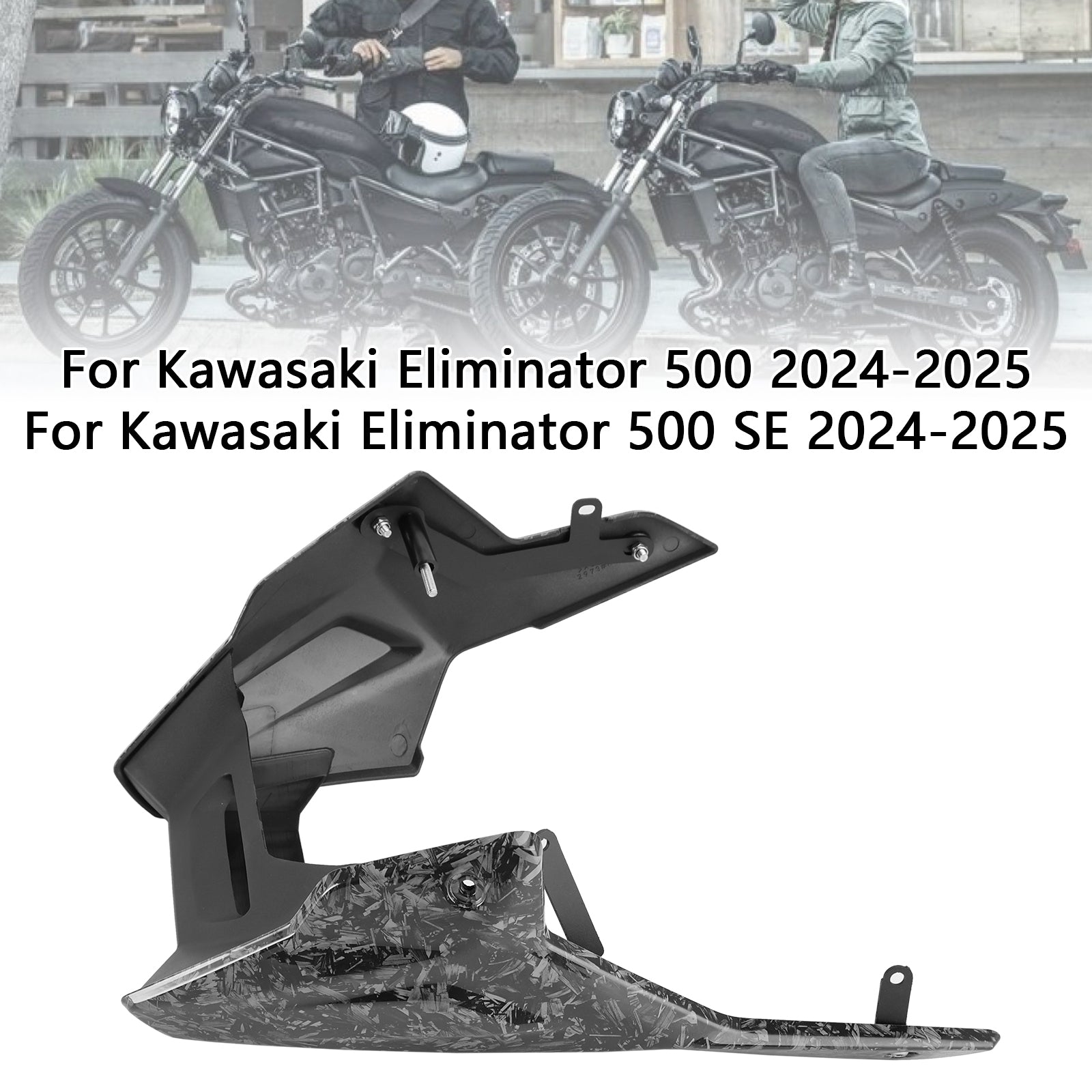 2024-2025 Kawasaki Eliminator 400/450/500 Carénages inférieurs Pan complet