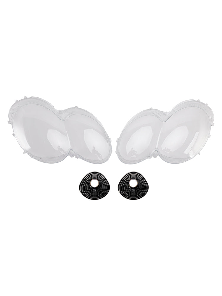 2003-2008 Benz W230/R230 SL500 SL600 2 stuks koplampbehuizing lenskap + lijm