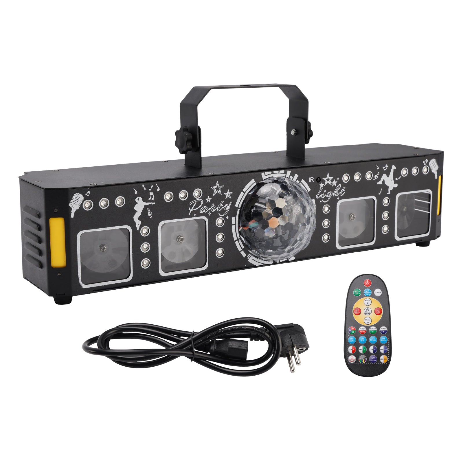 5In1 96 Picture Laser Magic Ball UV Strobe Projection Light With Remote Control