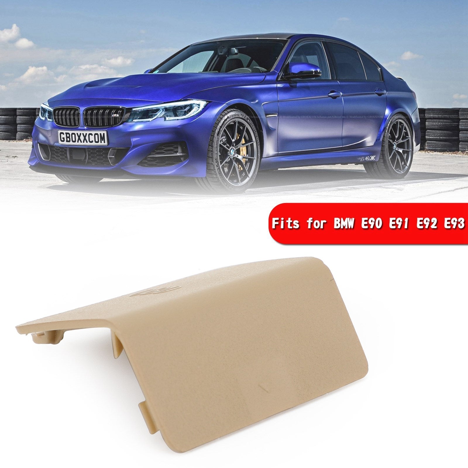 LHD OBD-aansluiting diagnostische poort plug paneelafdekking 51437147538 voor BMW E90/91 beige