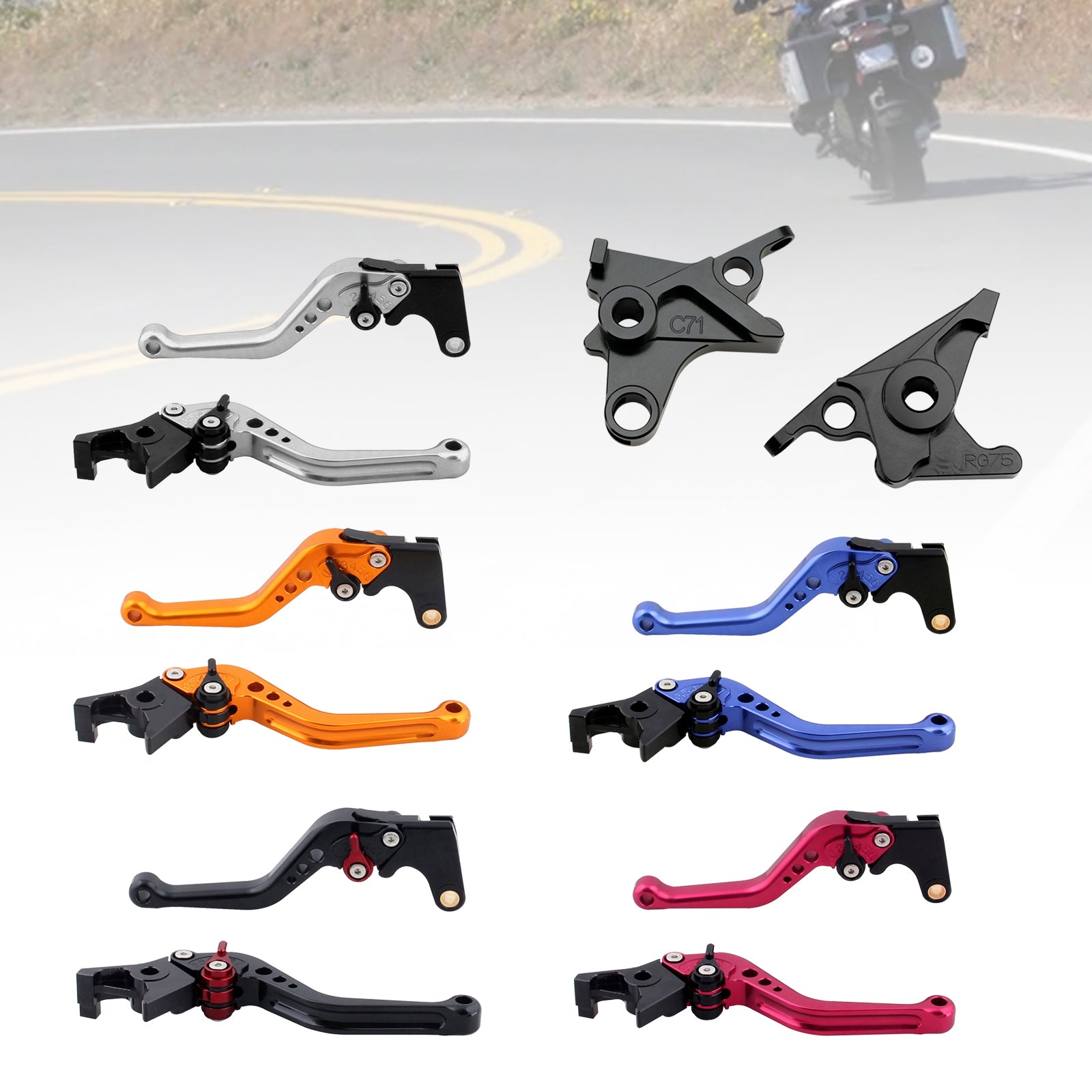 Ny kort clutchbremsespak passform for BMW R Nine T /Pure /Racer 2017-2023