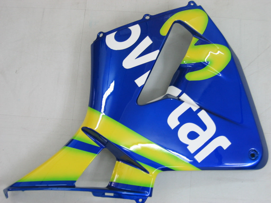 2003-2004 Honda CBR 600 RR blauw en groen Movistar Racing stroomlijnkappen algemeen