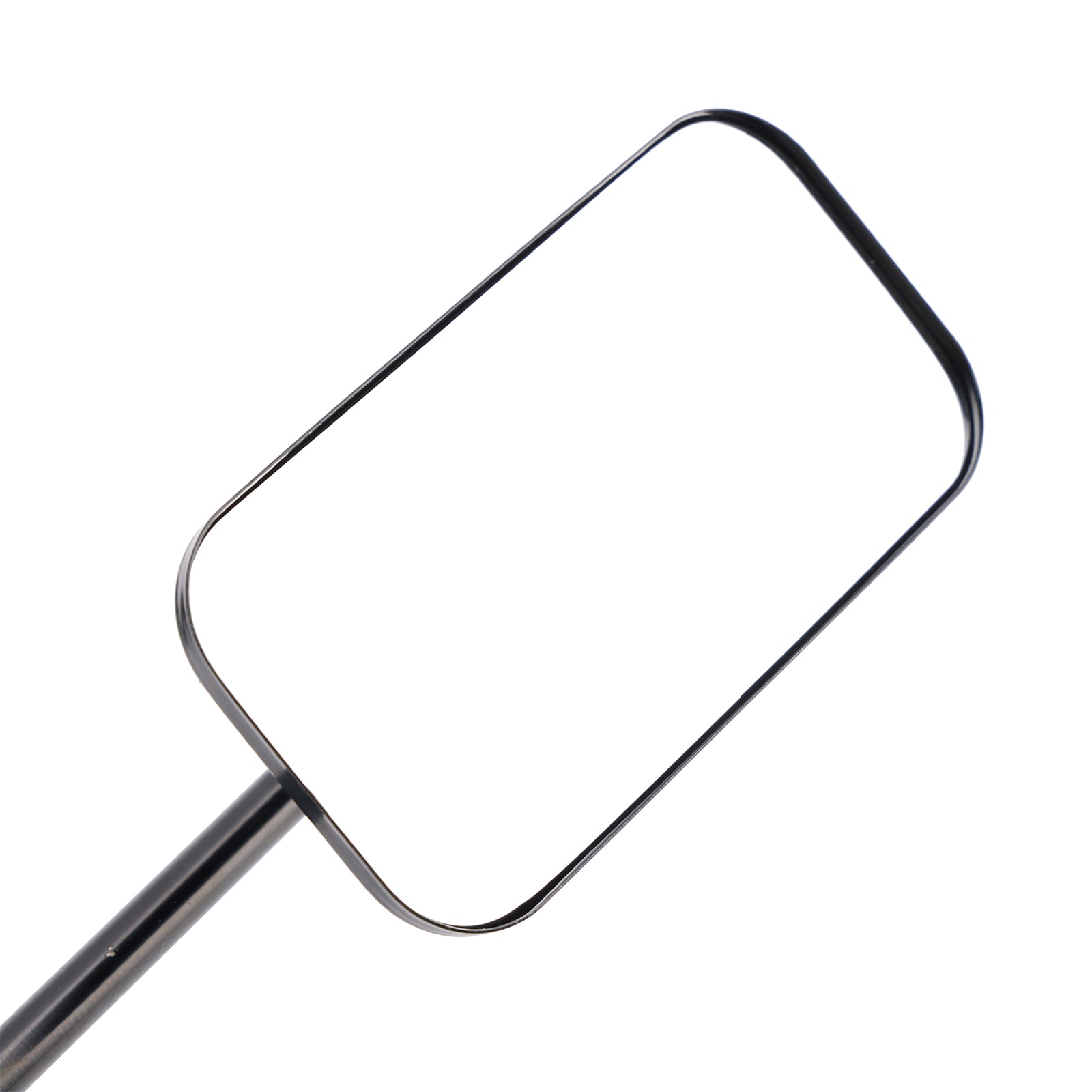 Starý školský štýl obdĺžnikový upínací zrkadlá čierny bratstyle