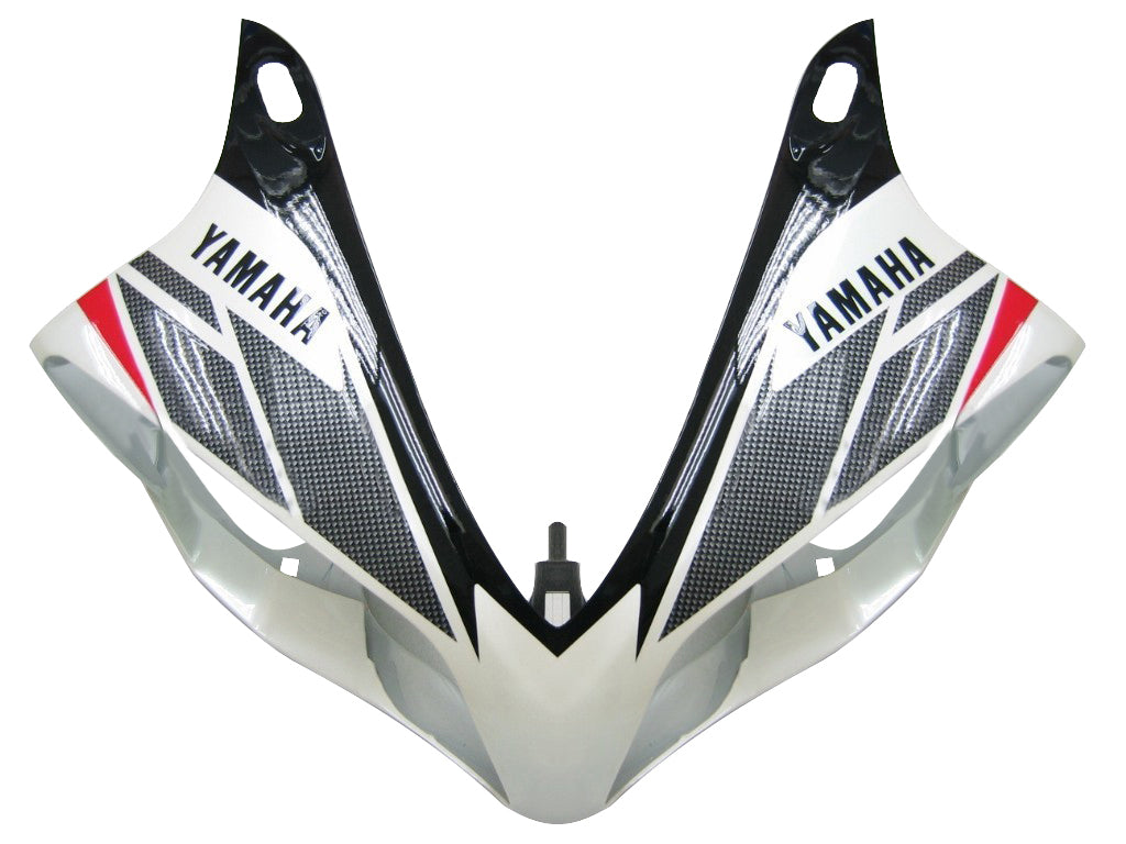 2007-2008 Yamaha YZF-R1 Carénages de course aspect carbone blanc générique