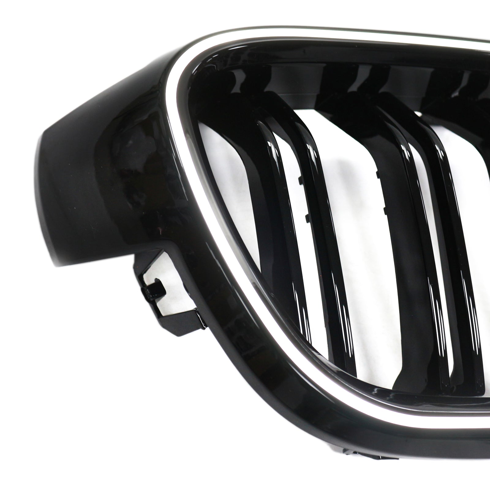 Parrilla frontal tipo riñón de doble listón para BMW Serie 3 F30 Sedan 2012-2019