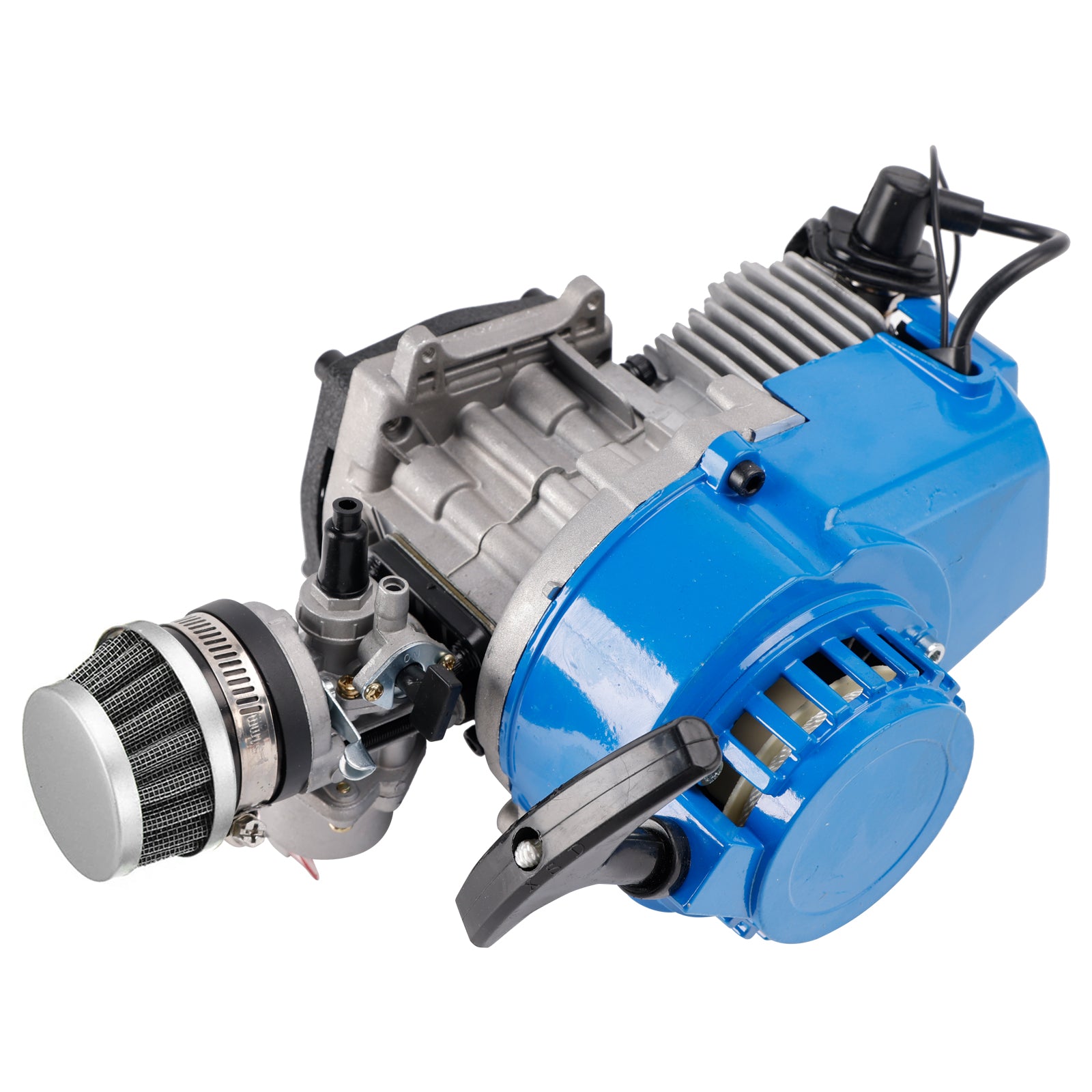 49cc Complete Engine for Mini Moto Pocket ATV Quad Buggy Dirt Pit Bike Blue