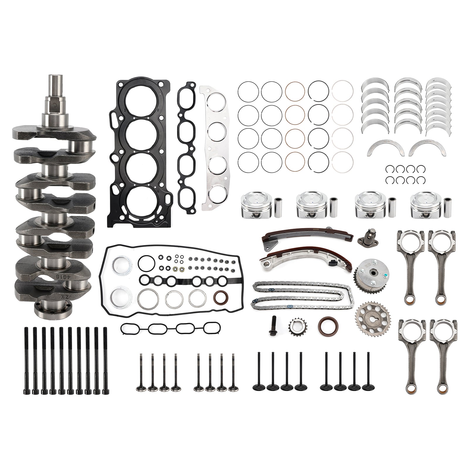 1ZZ-FE 1.8L Engine Rebuild Overhaul Kit for Toyota Celica Corolla Matrix 1998-2008 Generic