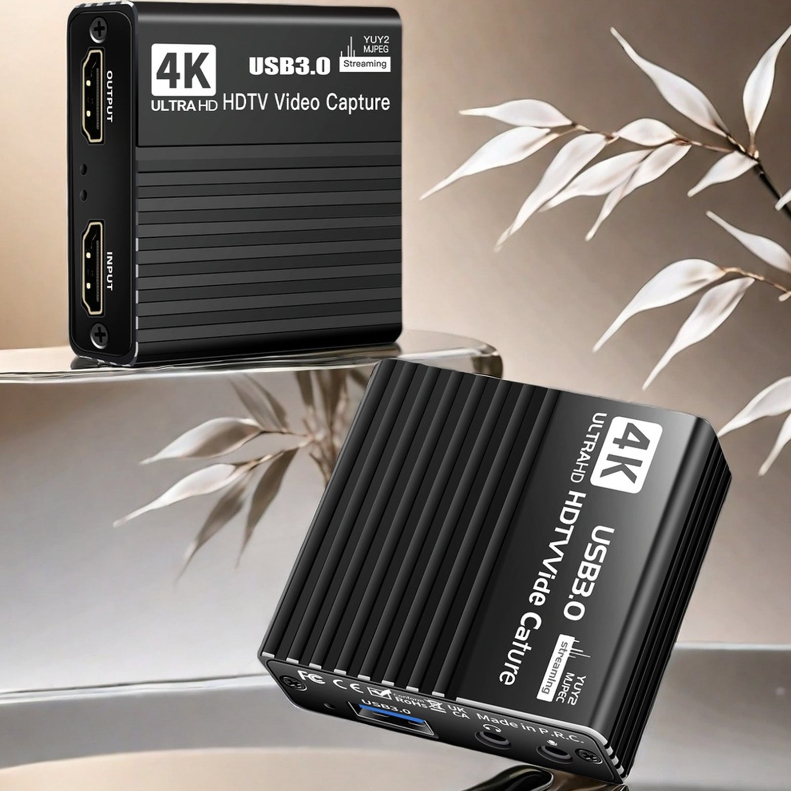 USB 3.0 video-opnamekaart HDMI 4K opnamebox Game Live-uitzending microfoon