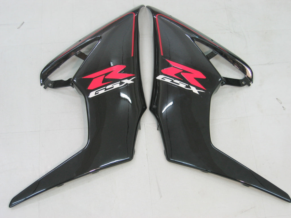 2005-2006 Suzuki GSXR 1000 Silver & Black GSXR Racing Fairings Generic