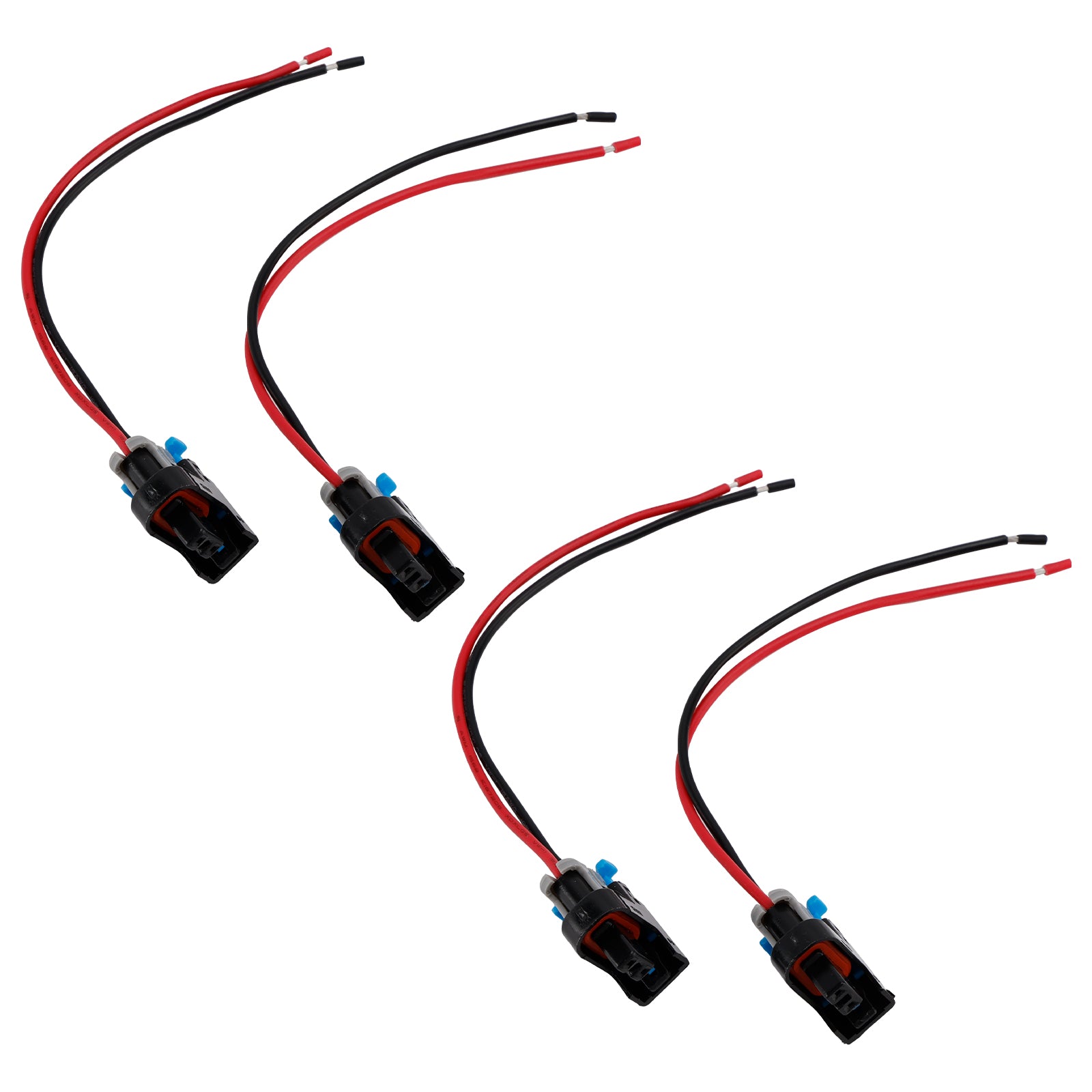 Connecteur d'injecteur de carburant, 4 pièces, Clip de prise, queue de cochon, déconnexion rapide, adapté à Buick