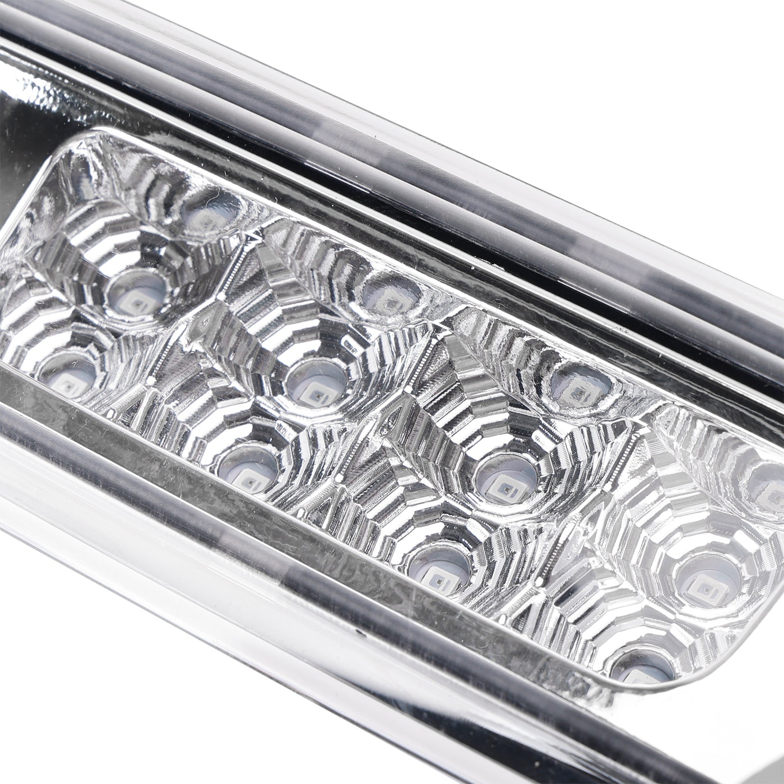 Tercera luz de freno LED, lámpara de parada 55155140 para Jeep Grand Cherokee 1999-2004, blanca