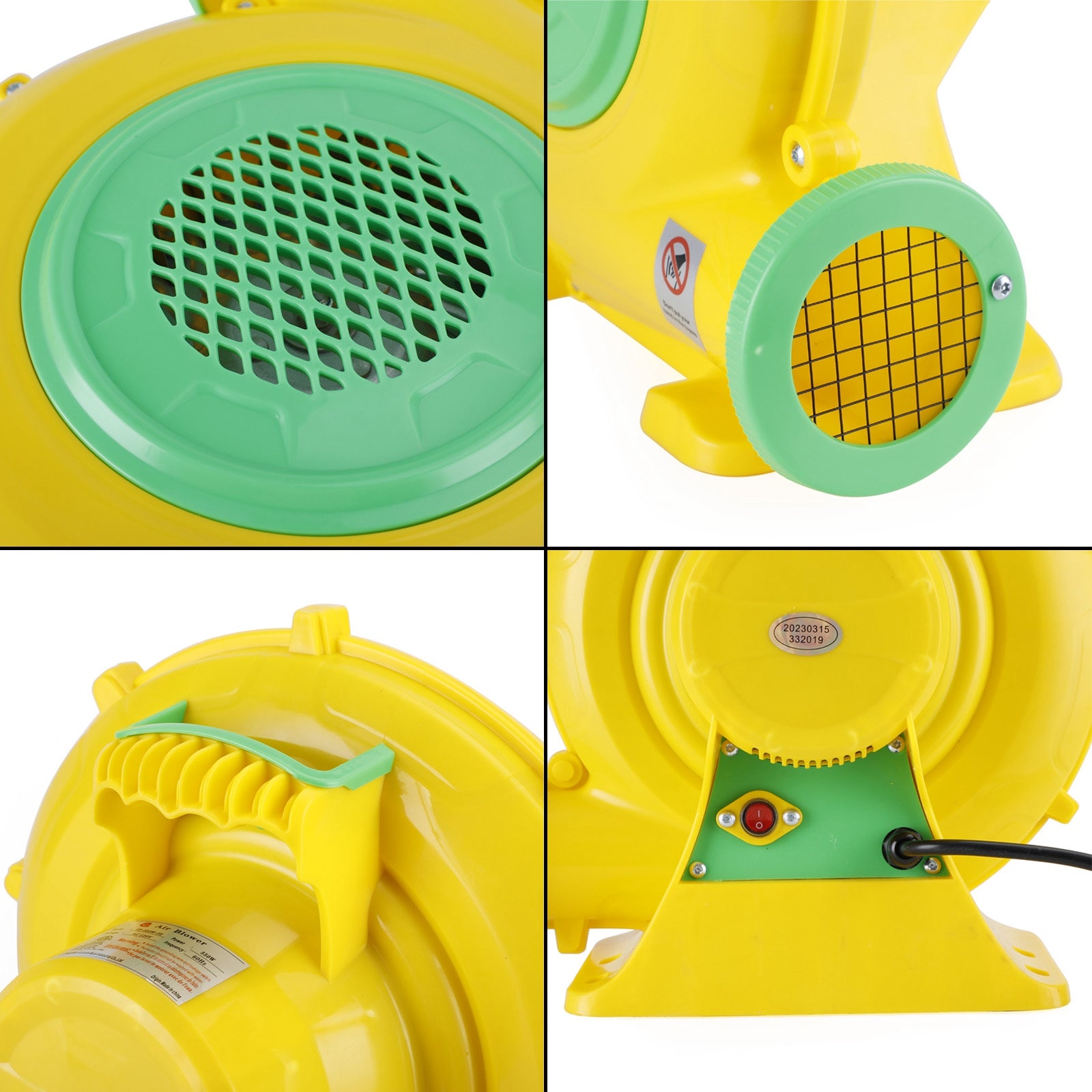 750 Watt Opblaasbaar Bounce House Waterglijbaan Luchtpomp Blower Fan Opblaasbaar kasteel