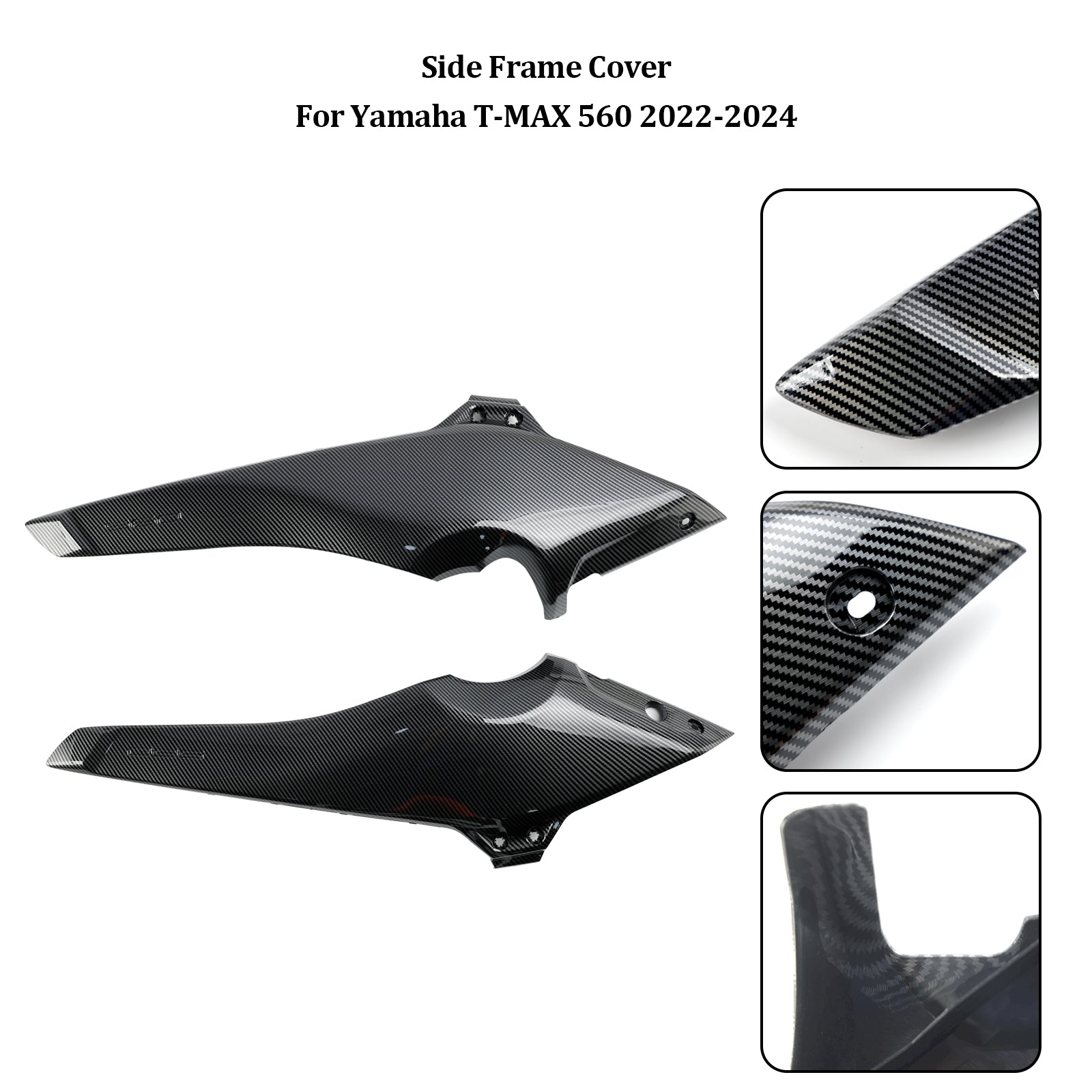 Side Frame Cover Panels Fairing Cowls For Yamaha T-MAX 560 2022-2024