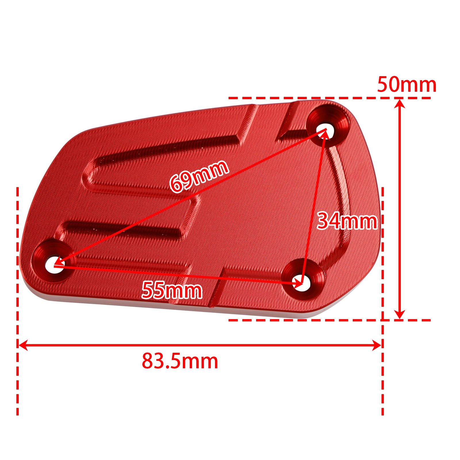 CNC frontbremsevæsketanklokk for Moto Guzzi V85 TT 2019-2024 23 22 21