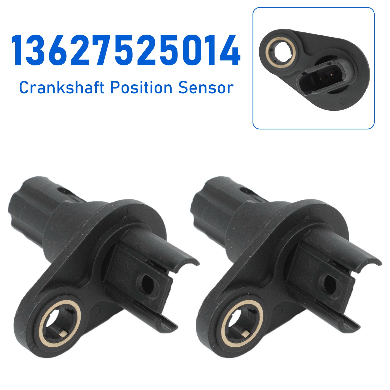 2pcs Camshaft Position Sensor for BMW E60 E61 E70 E71 E82 E85 E90 13627525014