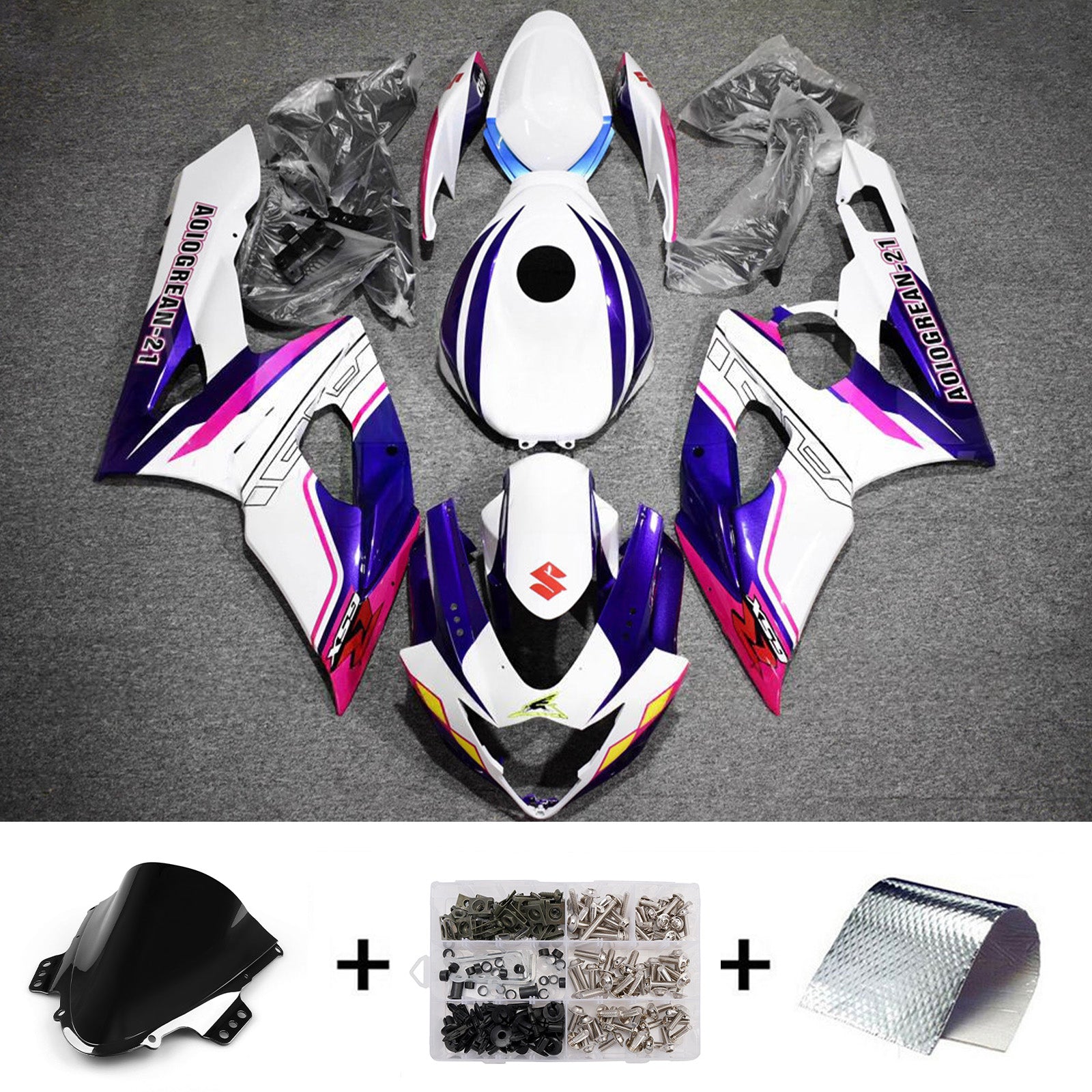 Injection Fairing Kit Bodywork Plastic ABS For Suzuki GSXR1000 2005-2006 K5