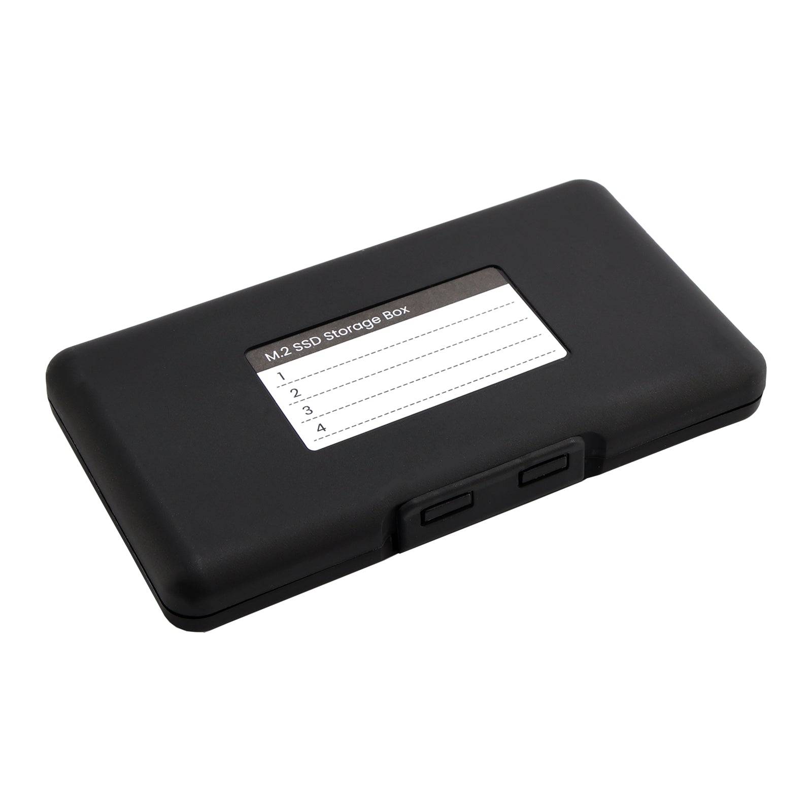 Caja de protección de disco duro M2, caja de unidad de estado sólido, resistente al agua, a prueba de golpes, color negro