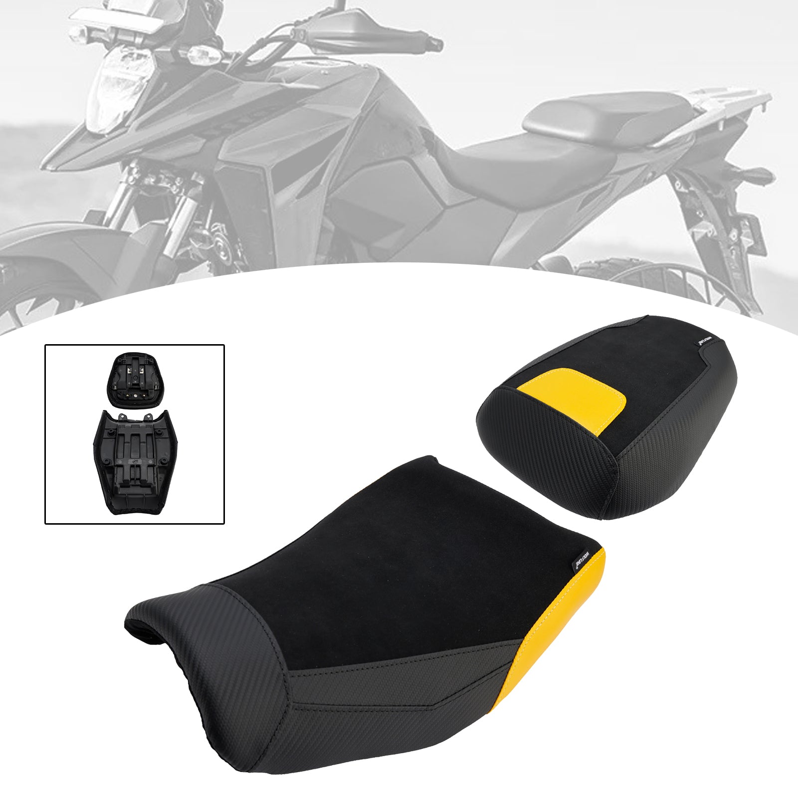 Lower Front W/ Rear Seat Driver Pillion Yellow For Suzuki V-Strom250Sx 2024-2025