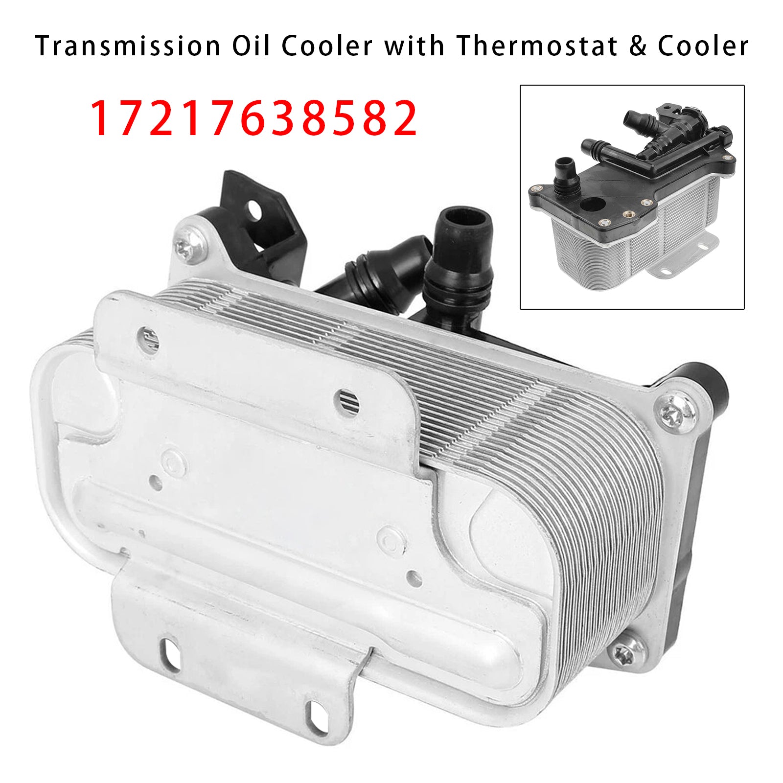 17217638582 Transmission Oil Cooler with Thermostat For BMW F10 Series 528i 2012 2013 2014 2015 2016