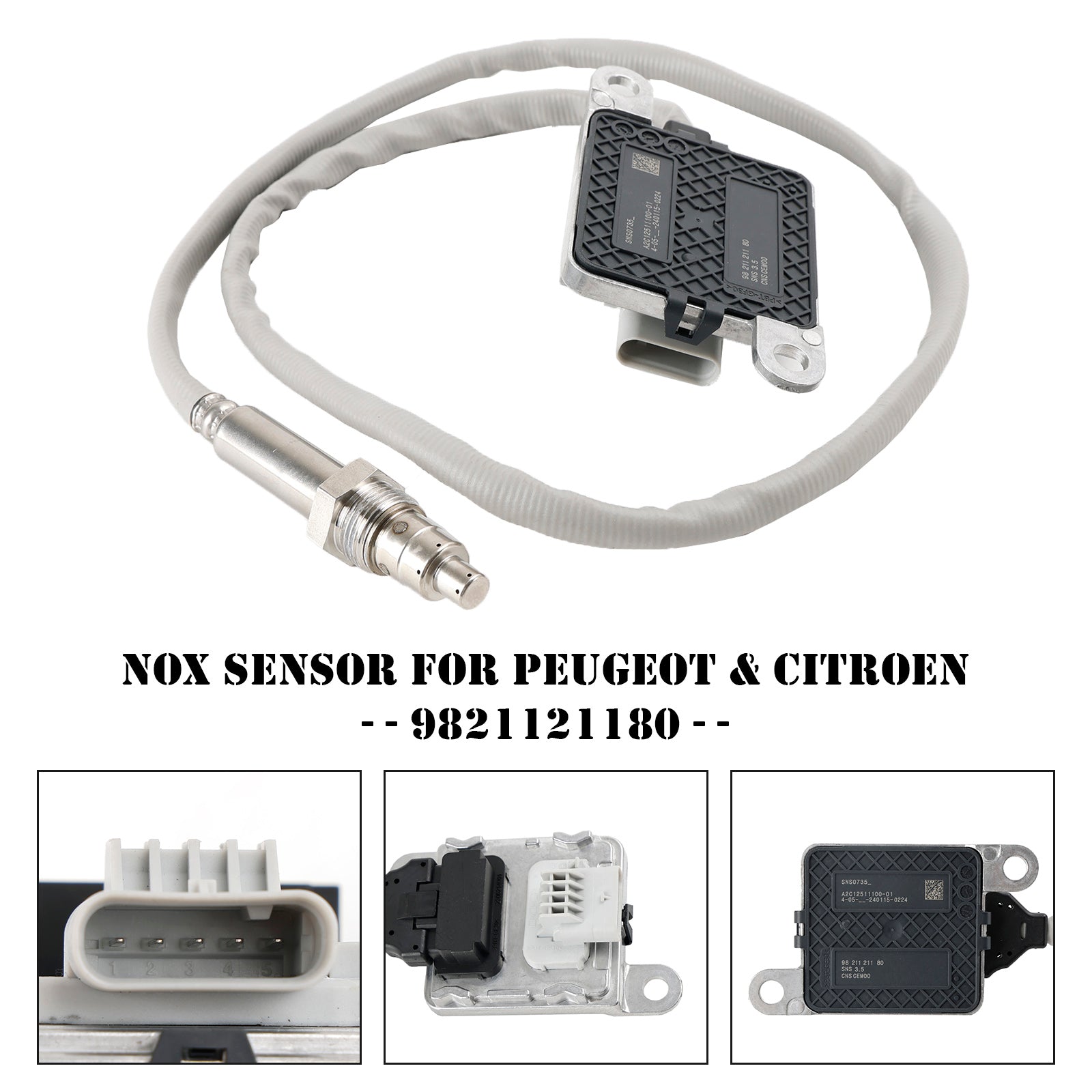 Nox-sensor geschikt voor Peugeot 308 508 Citroen Berlingo C3 1.6/2.0 BlueHDi