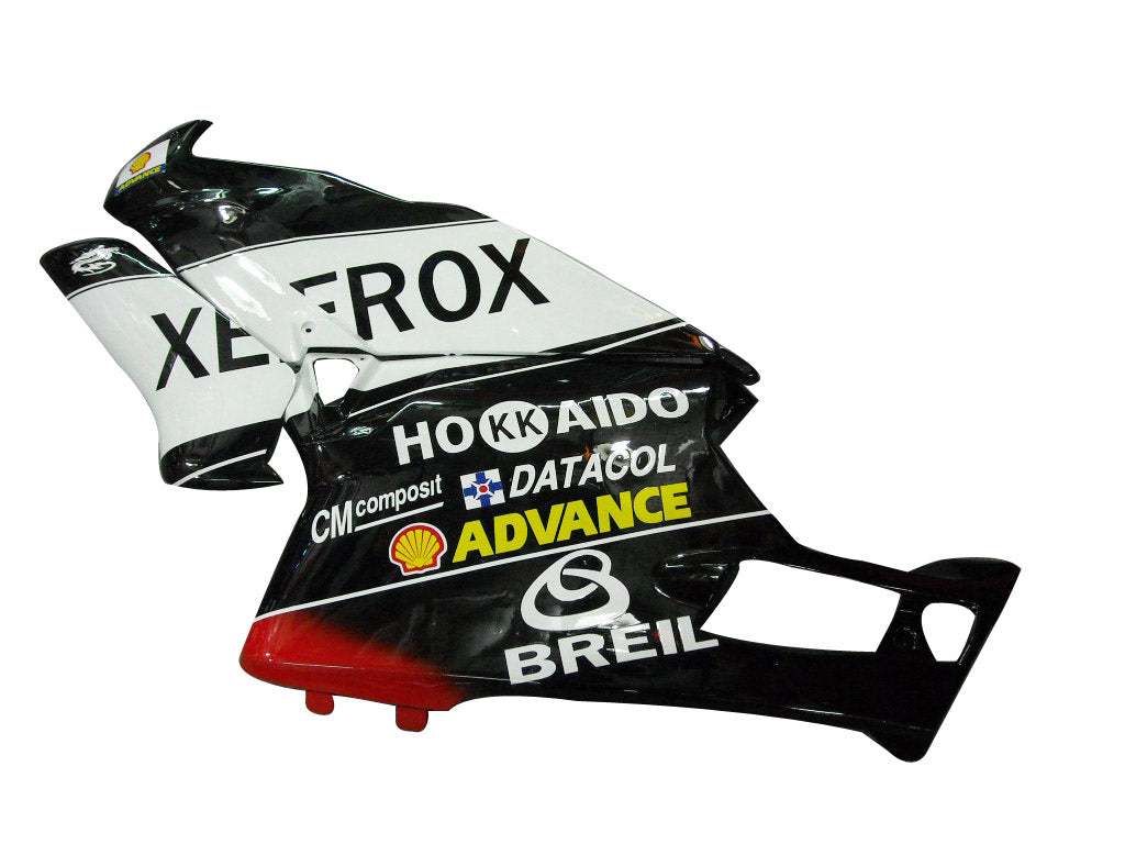 2005-2006 Ducati 999 Amotopart Fairings White & Black Xerox Racing Customs Fairing