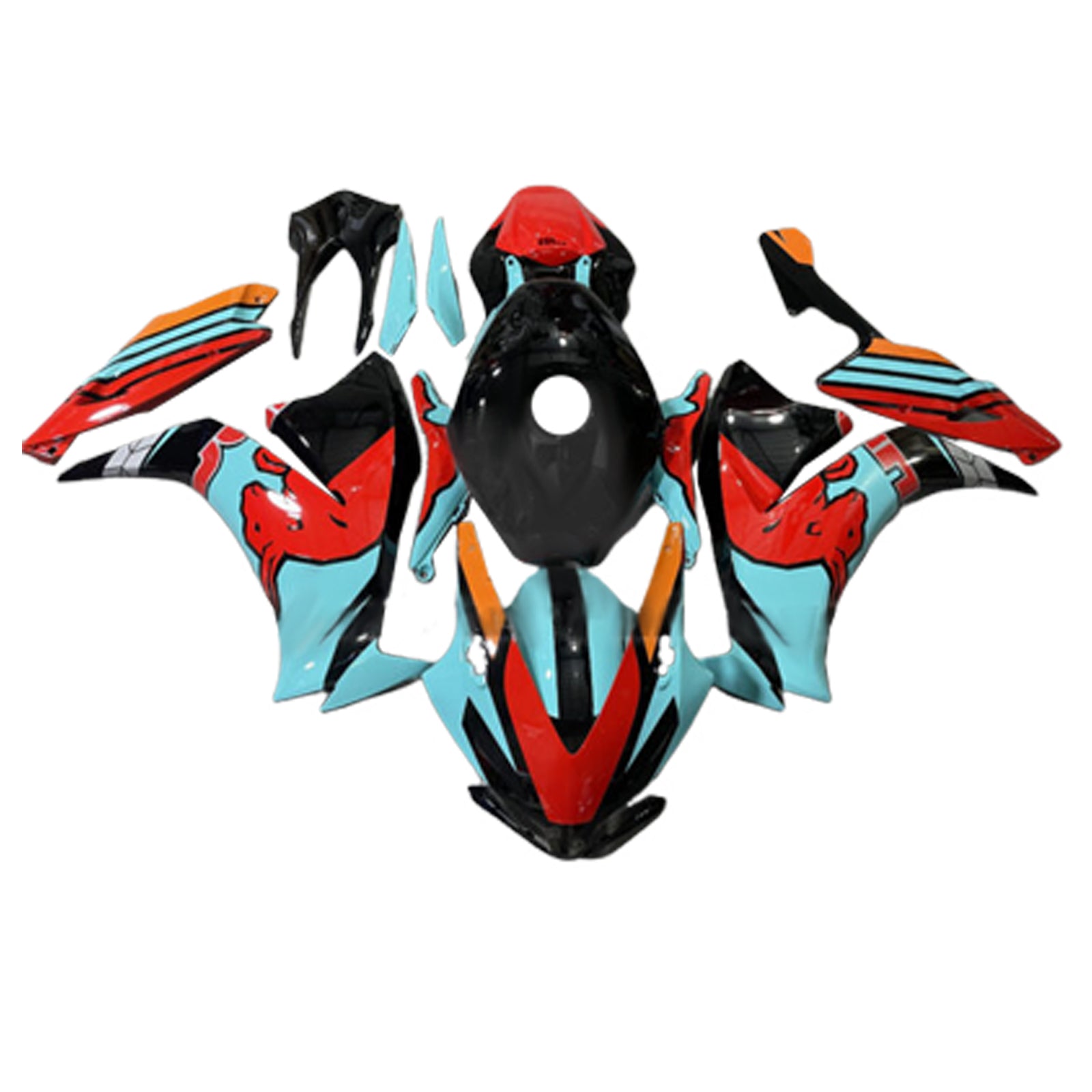 Injektionsmässa Kit Bodywork Plastic ABS för Honda CBR1000RR 2012-2016