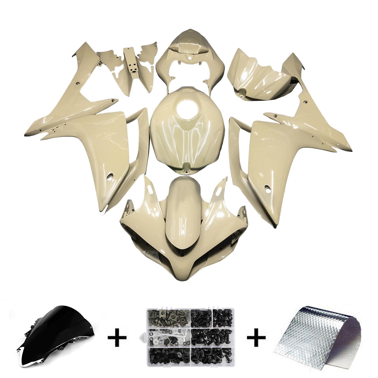 Injection Fairing Kit Bodywork Plastic ABS For Yamaha YZFR1 YZF-R1 2007-2008