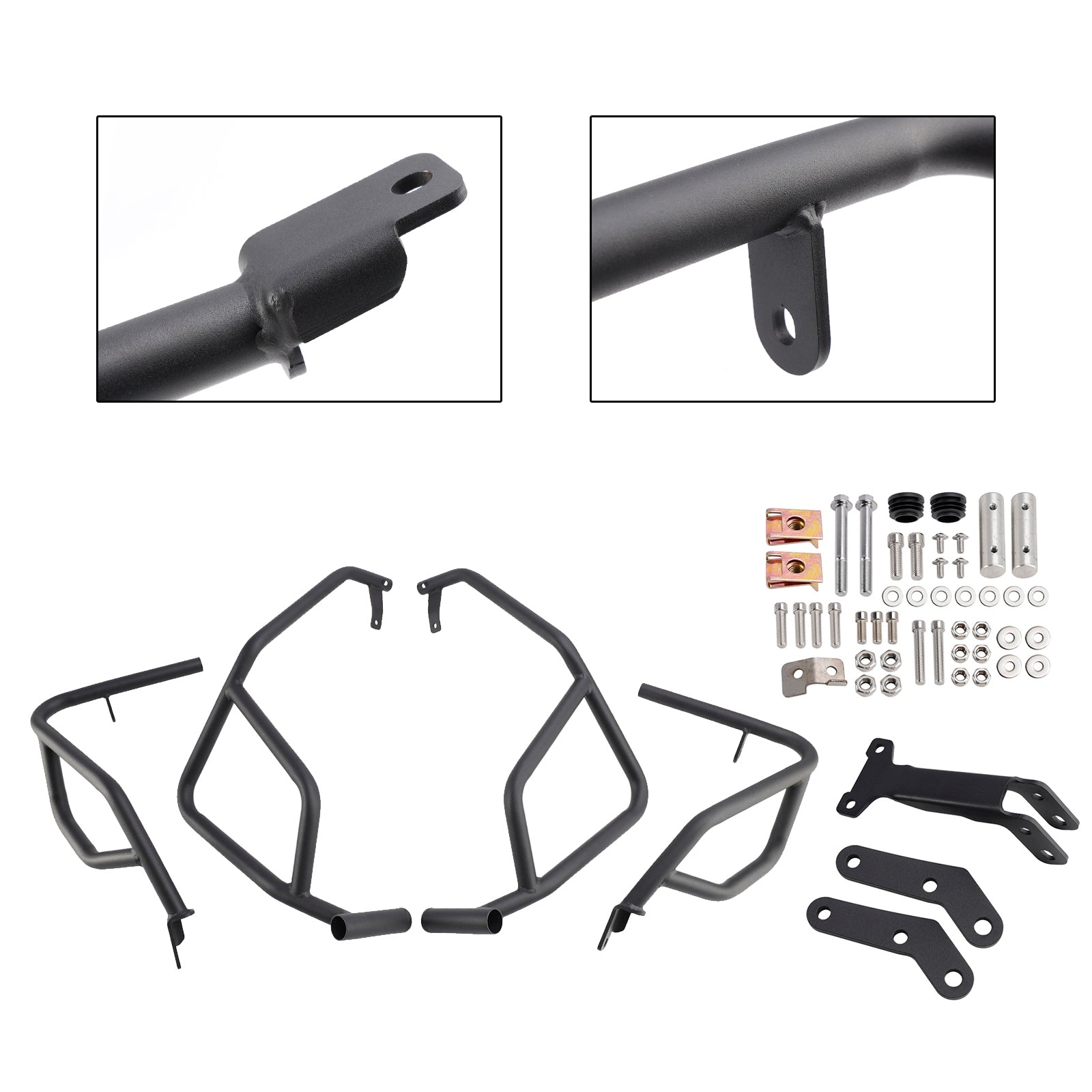 2023-2024 Honda XL750 Transalp Engine Guard Crash Bar Frame Protector stötfångare Silver