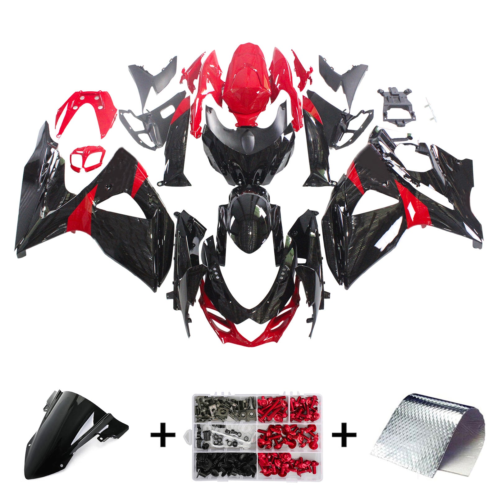 Injection Fairing Kit Bodywork Plastic ABS For Suzuki GSXR1000 2009-2016 K9