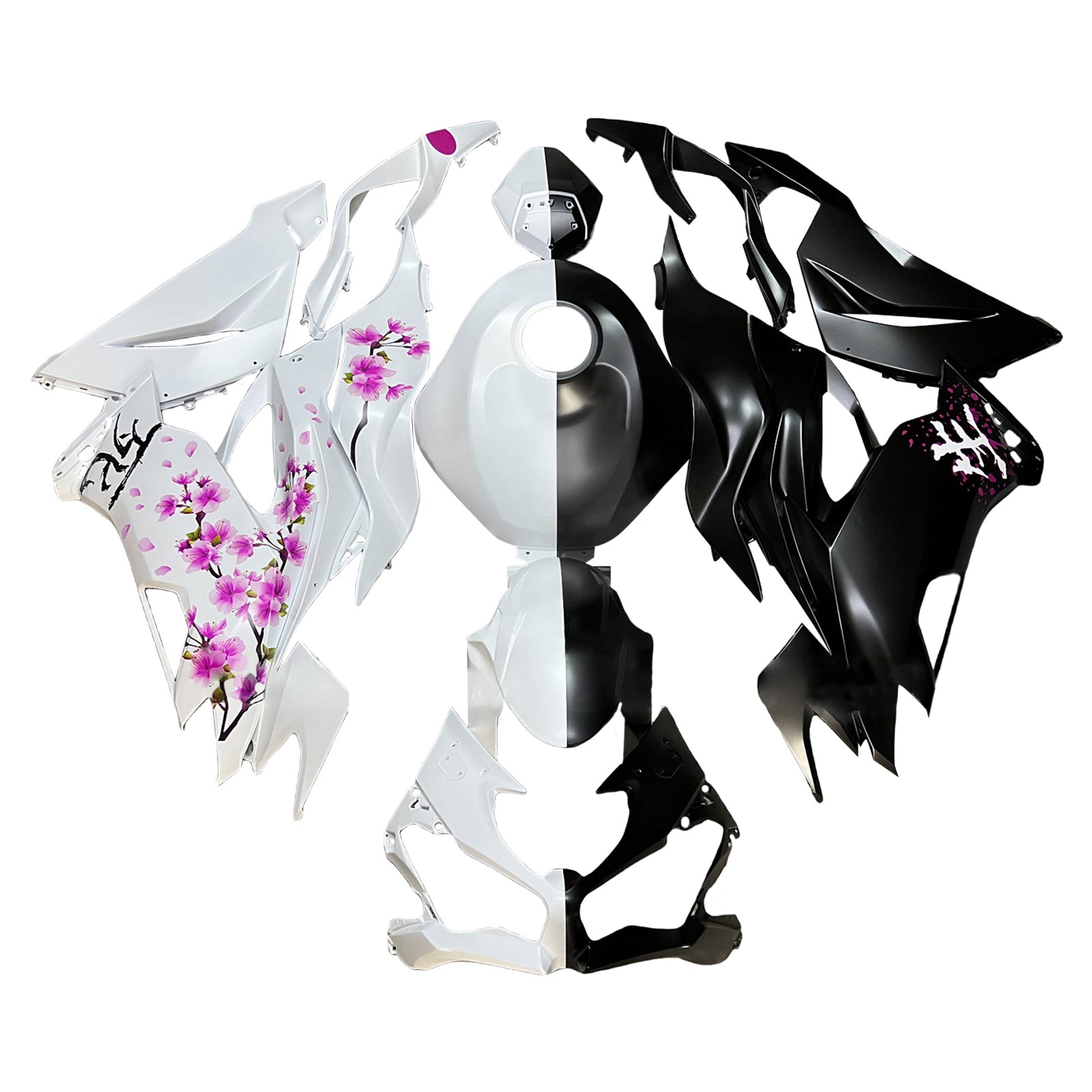 Injection Fairing Kit Bodywork Plastic ABS fit For Kawasaki ZX6R 2019-2023