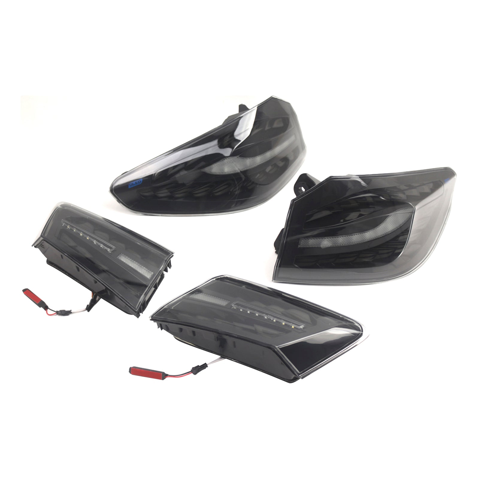 BMW 5 G30 G38 L, rok výroby 2018 – 2020&Zostava zadných LED svetiel R s dymovými farbami 63217376469 63217376470