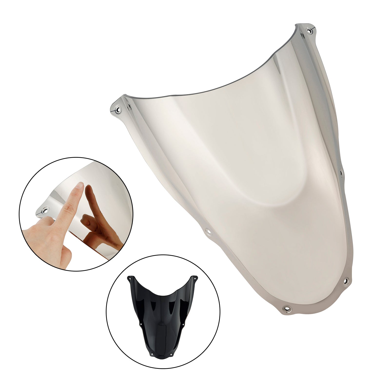 2006-2010 Yamaha RS125 ABS Motorcykel vindrutan vindruta