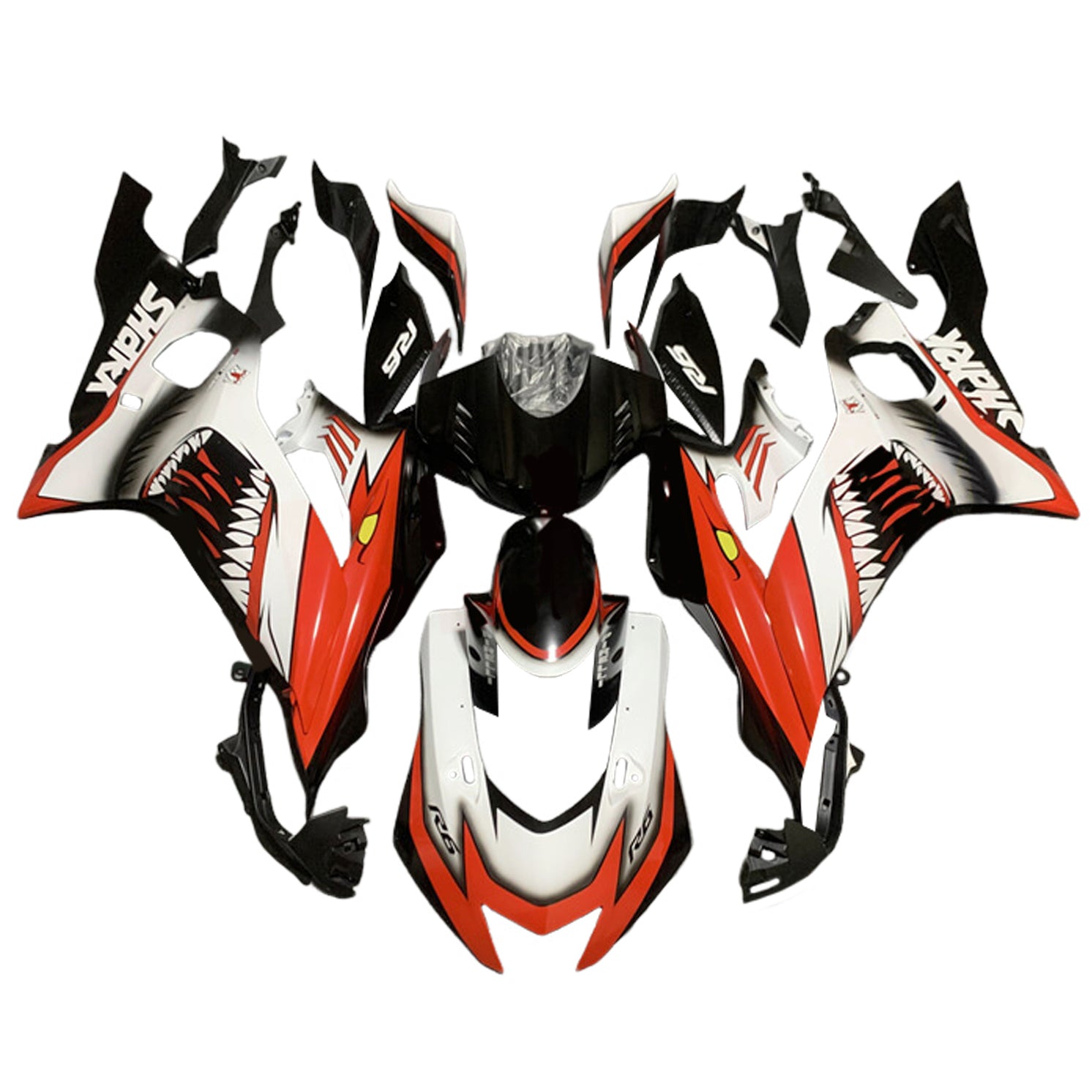 Kit de carénage d'injection Yamaha YZF-R6 2017-2023 carrosserie plastique ABS