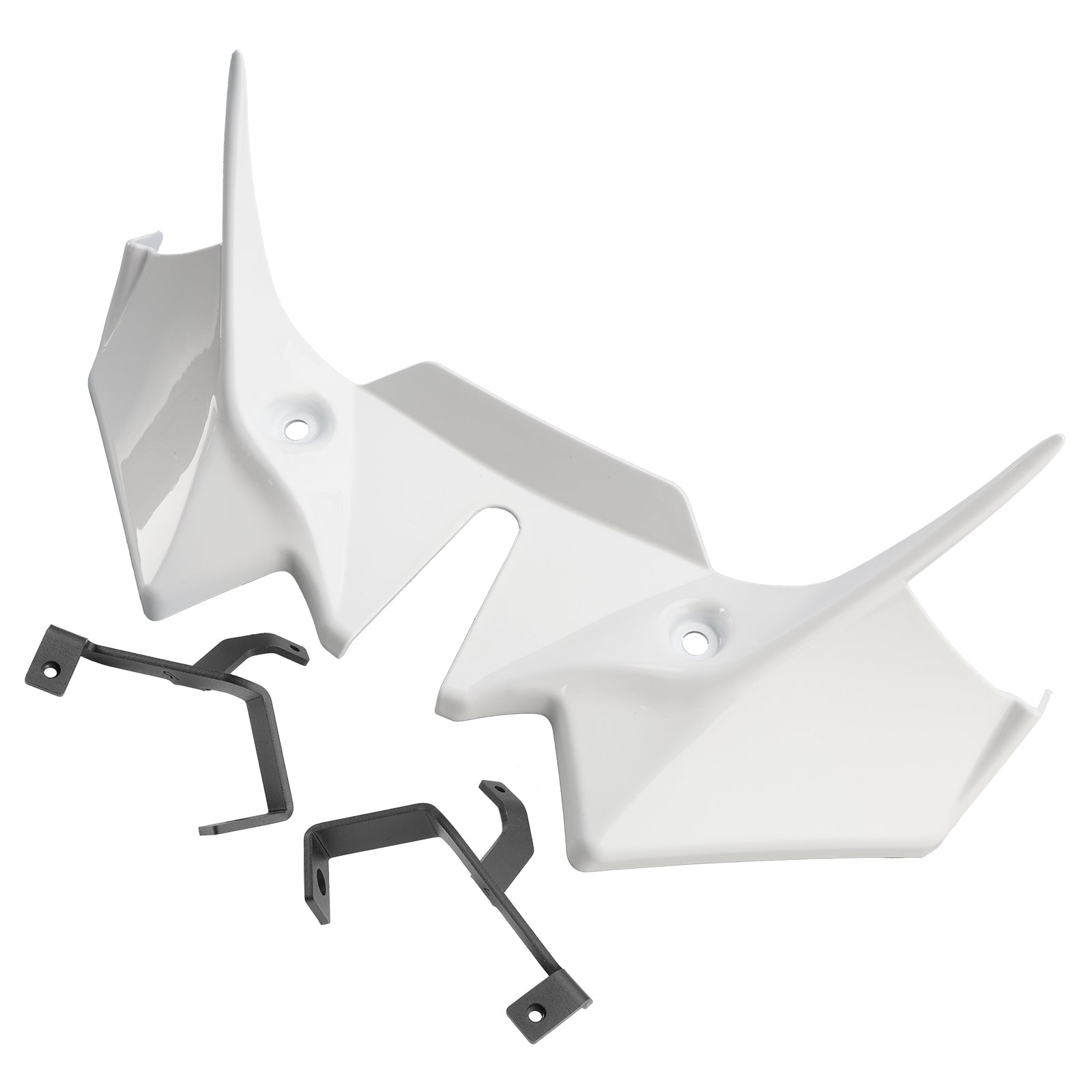 2021-2024 Kawasaki Z650 Front Downforce Spoiler Extension Fairing White